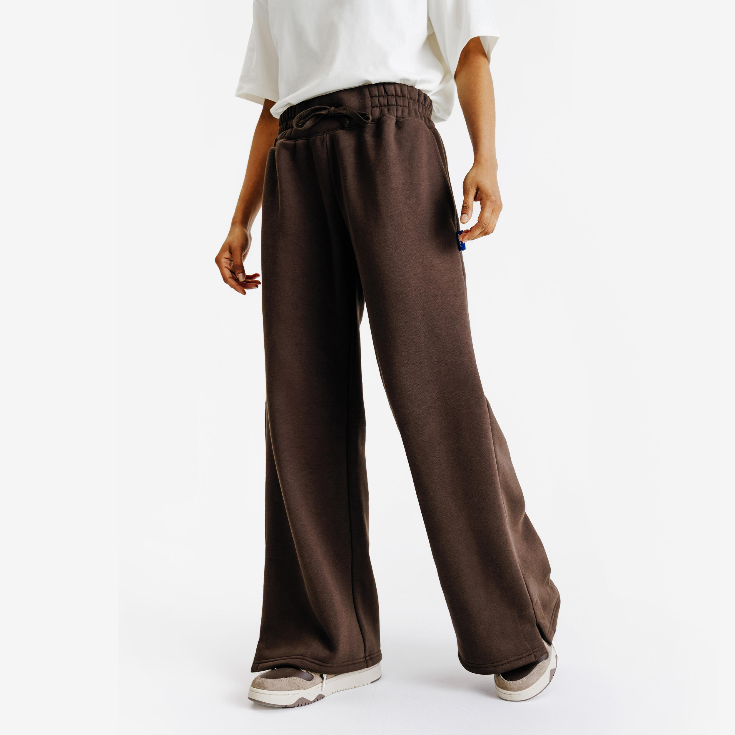 DECATHLON Jogginghose Damen gerade - Elementals braun