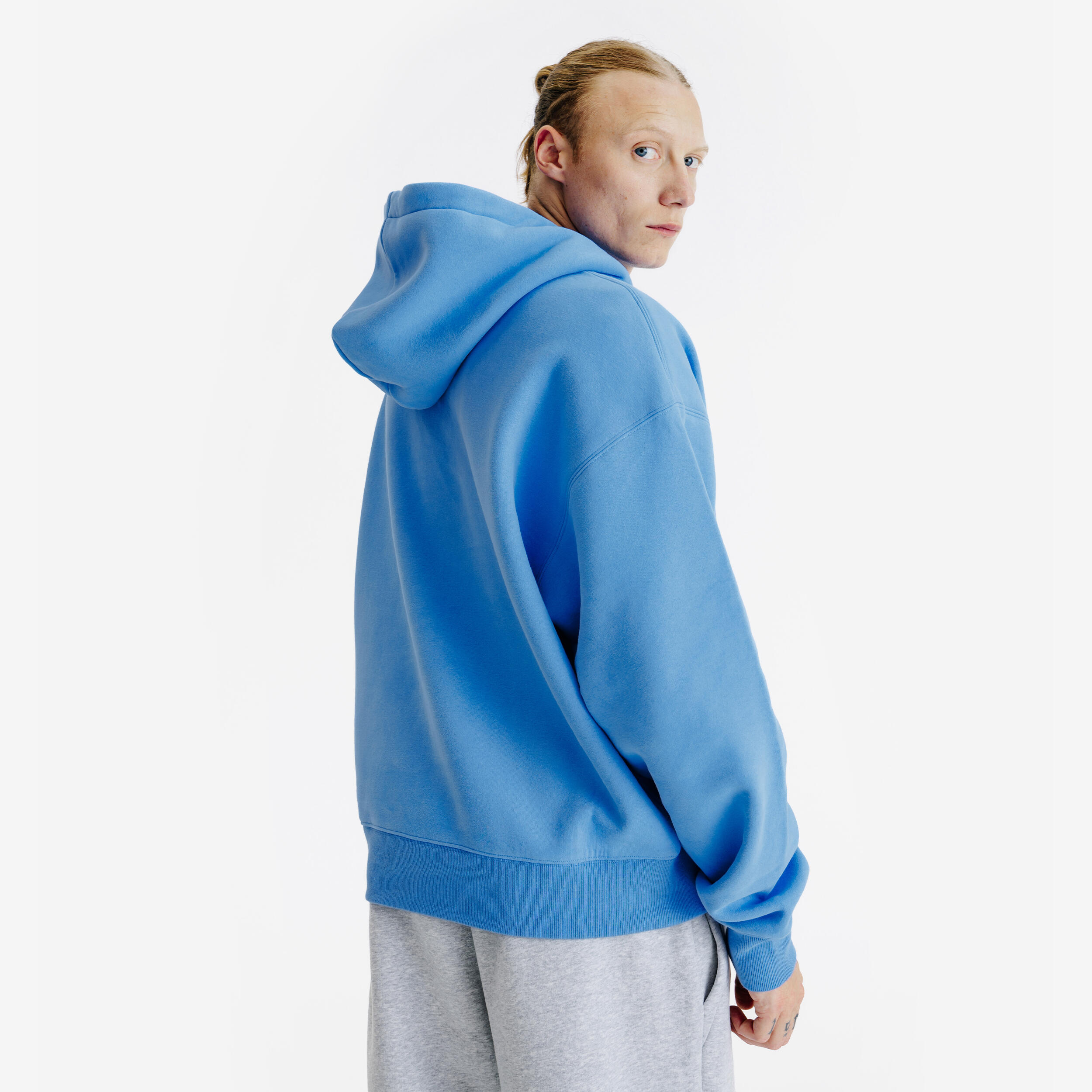 Sweat à capuche homme, Elementals, bleu 4/5