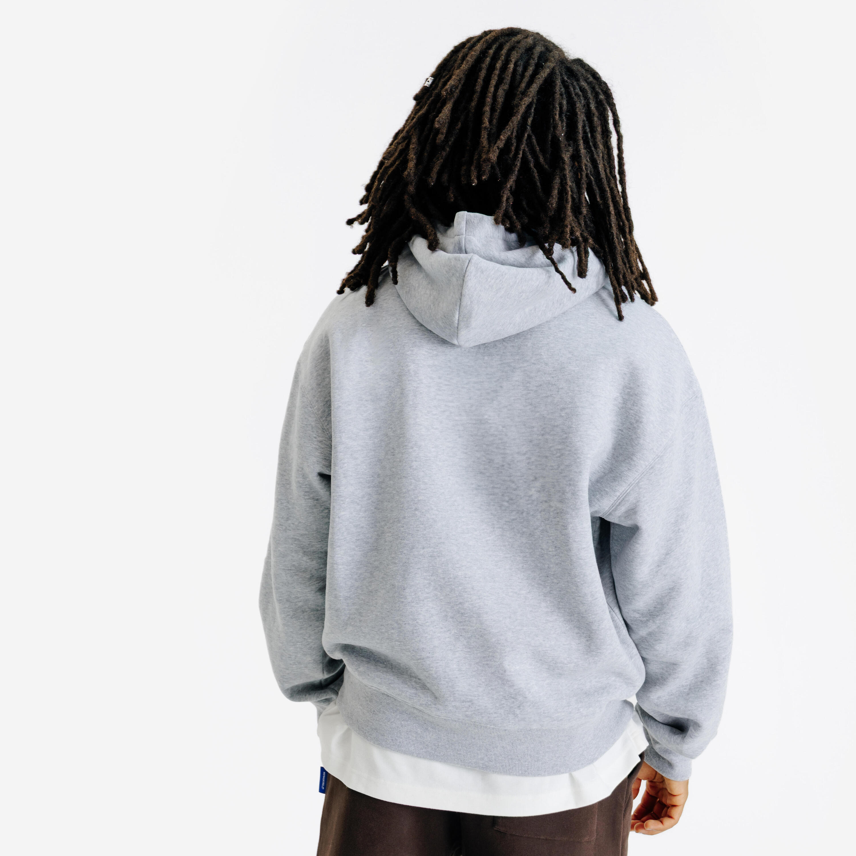 Herenhoodie Elementals gemêleerd grijs 4/5