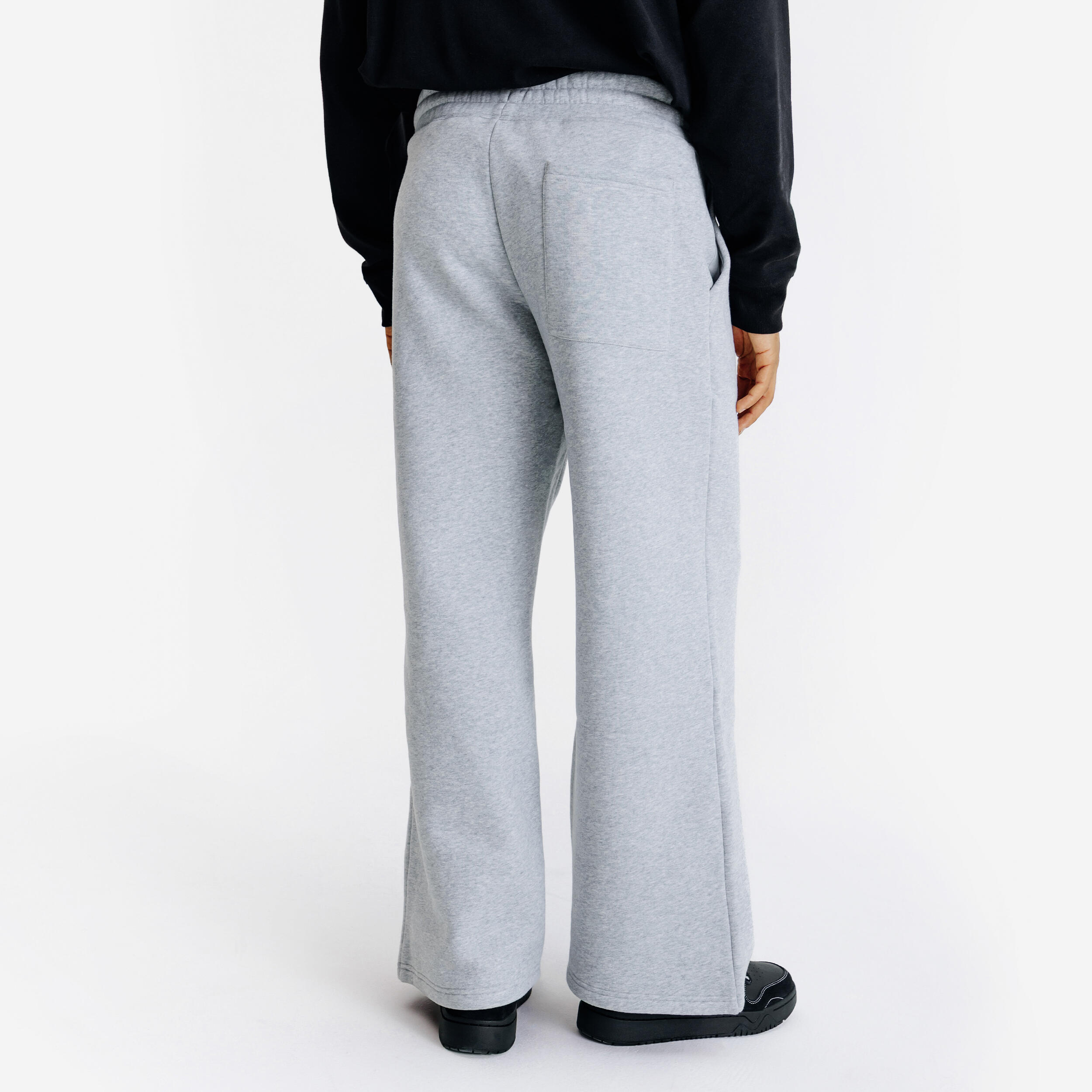 Pantalon jogging droit, homme, Elementals, gris chiné 4/6