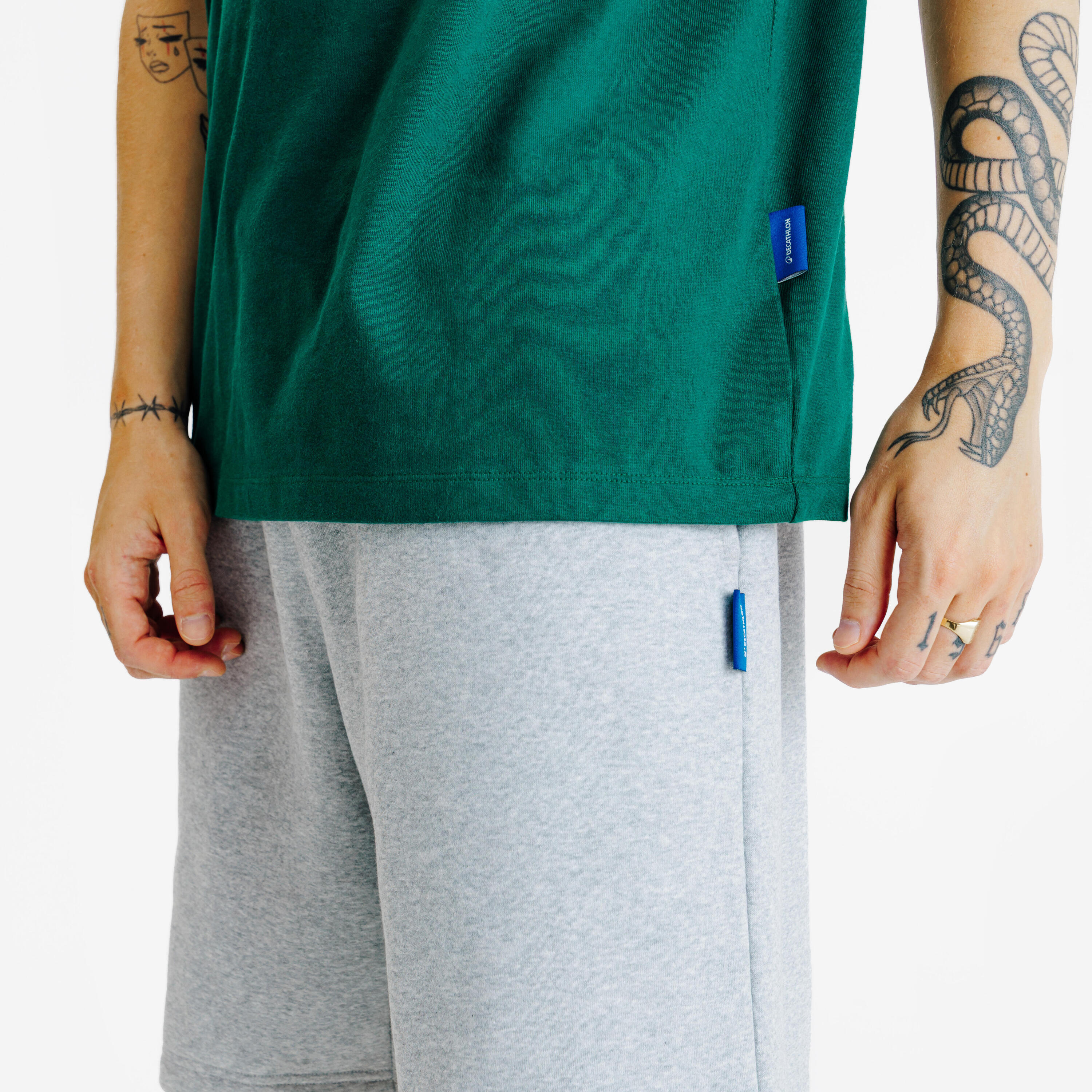 Pantaloncini adulto ELEMENTALS grigio melange 6/6
