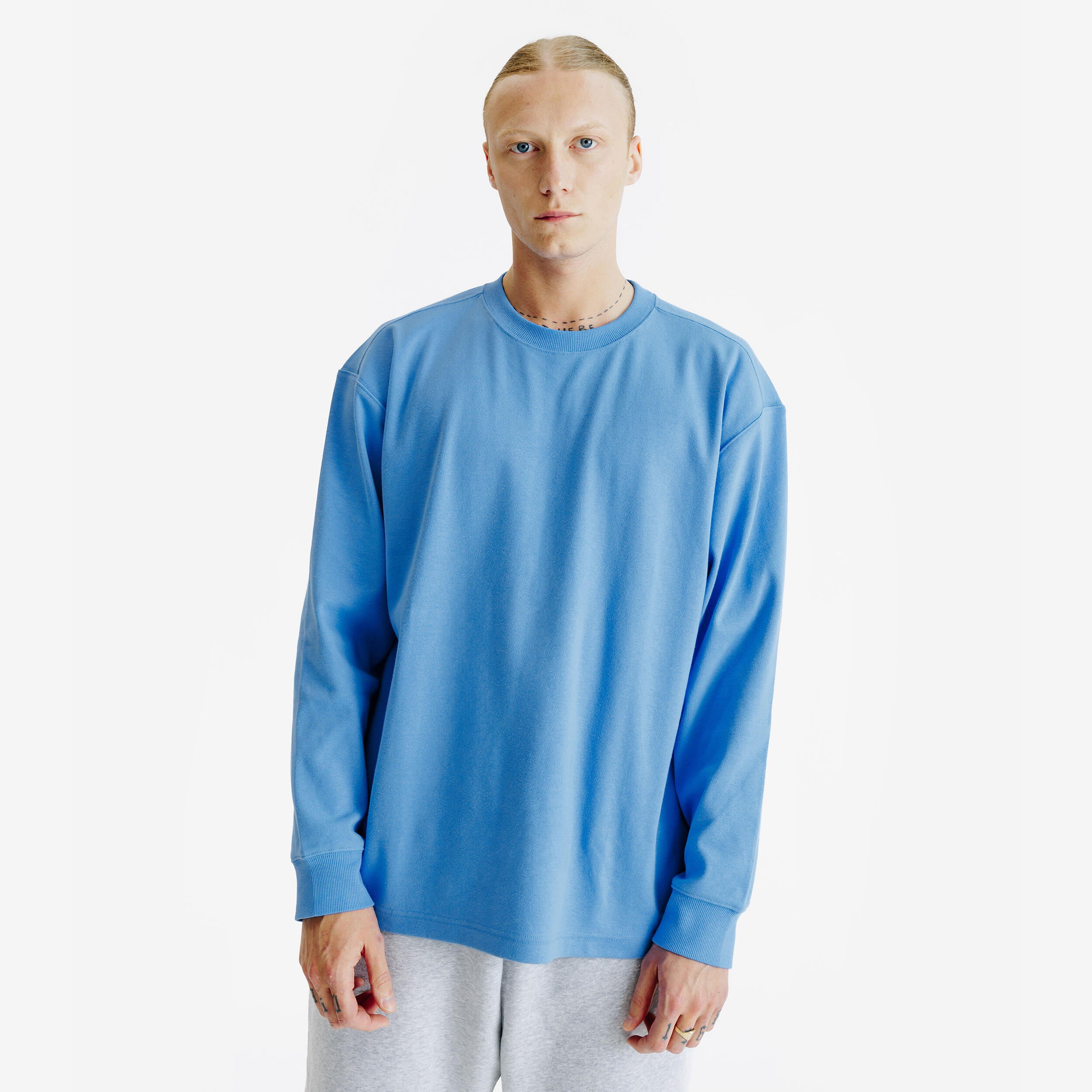 DECATHLON Langarmshirt Herren - Elementals blau