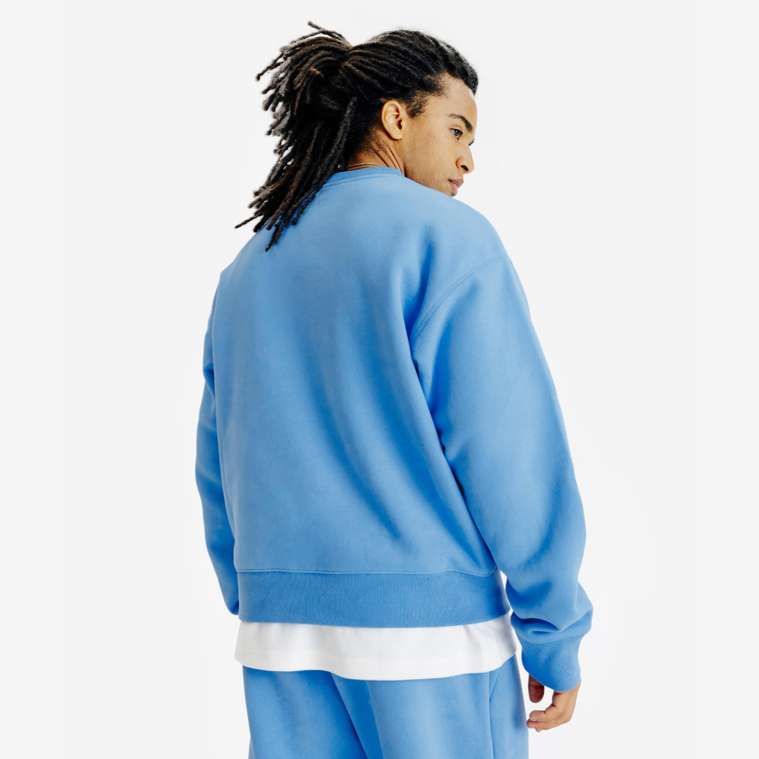 Sweatshirt Rundhals Herren Elementals blau Decathlon