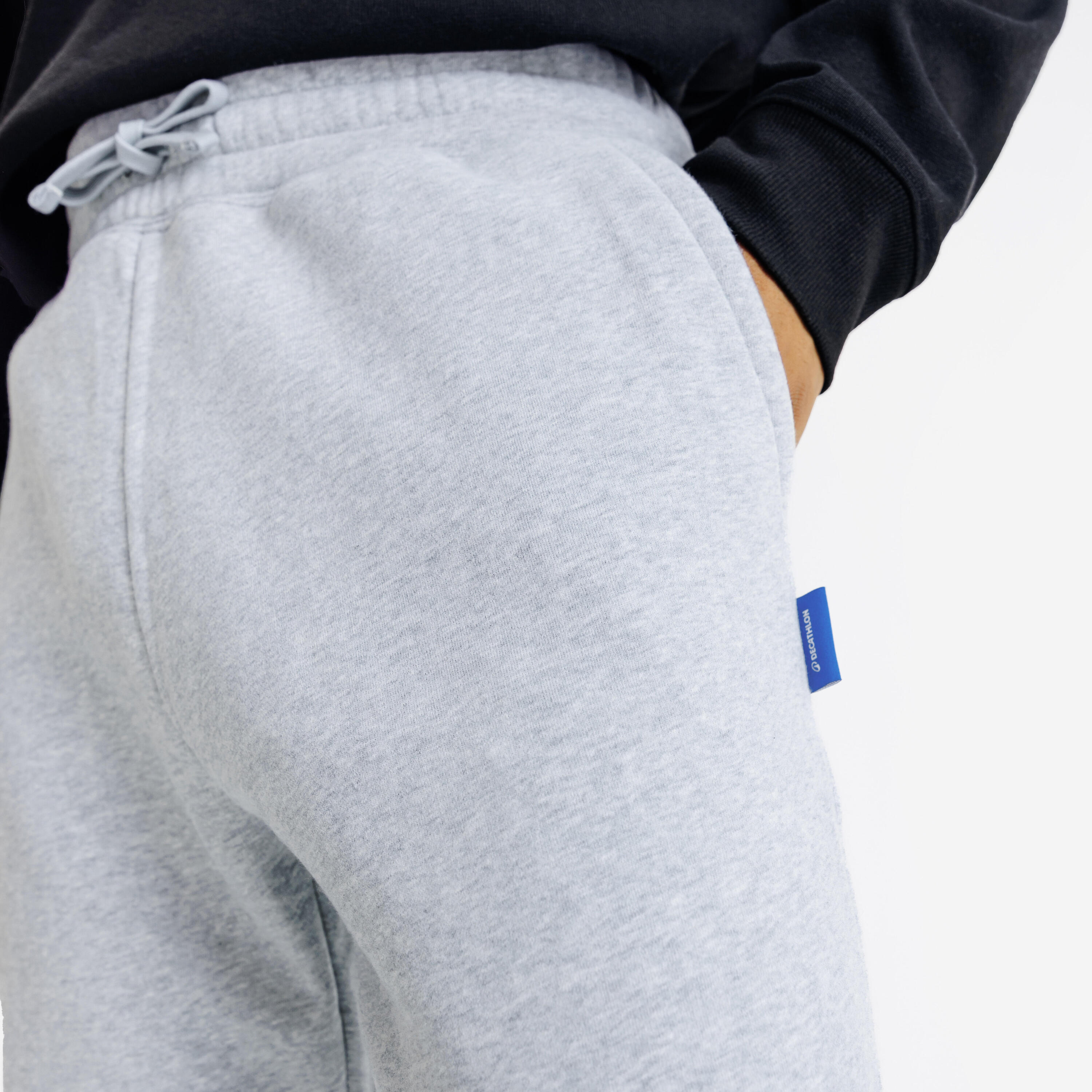 Pantalon jogging droit, homme, Elementals, gris chiné 6/6