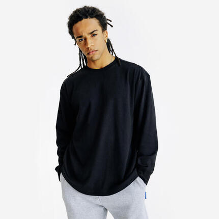 Langarmshirt Herren - Elementals braun