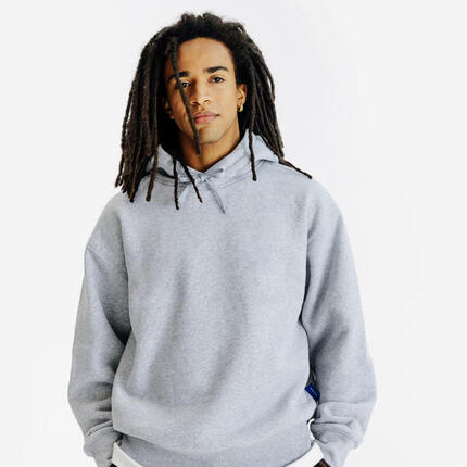 Hoodie Herren Oversized - Elementals blau