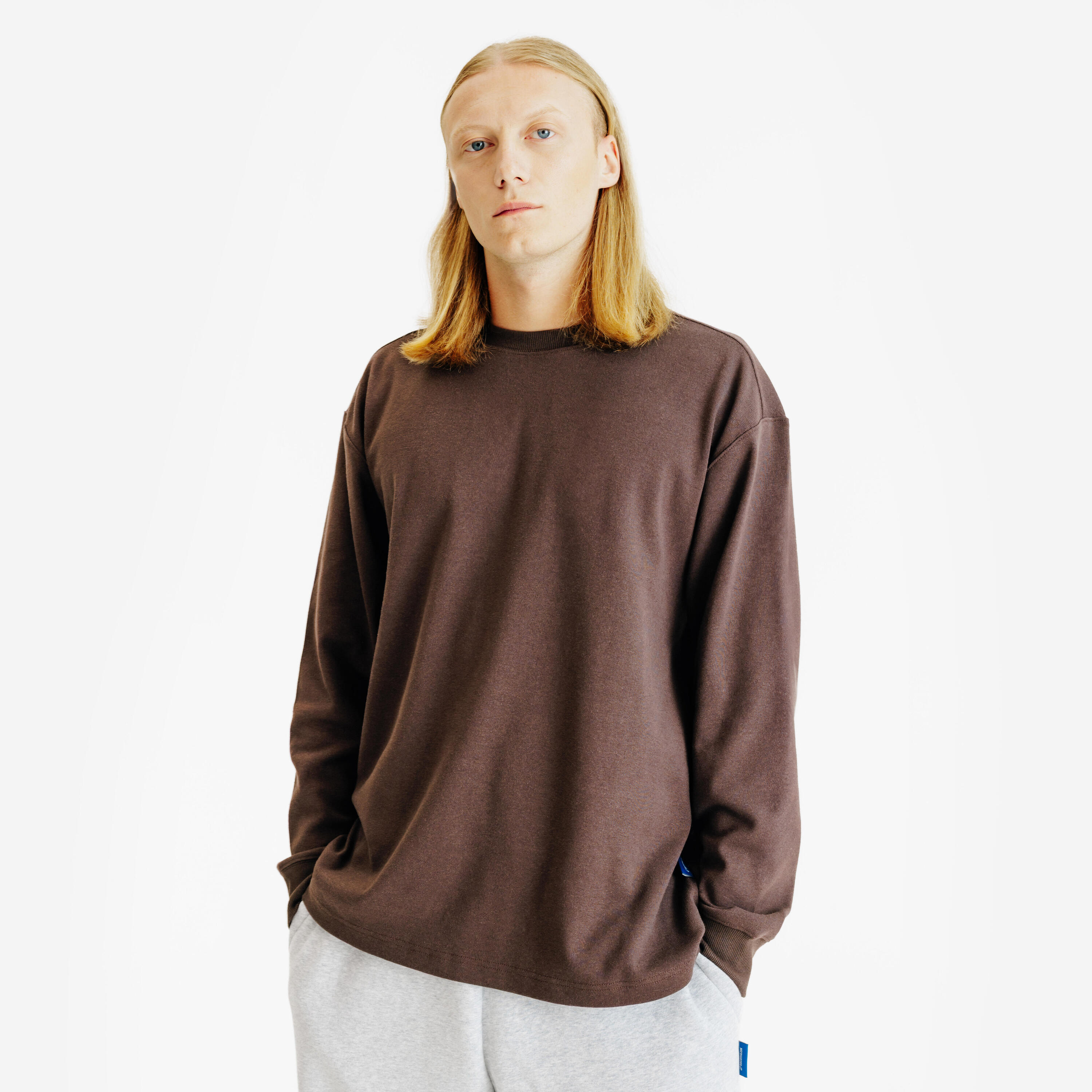 DECATHLON Langarmshirt Herren - Elementals braun
