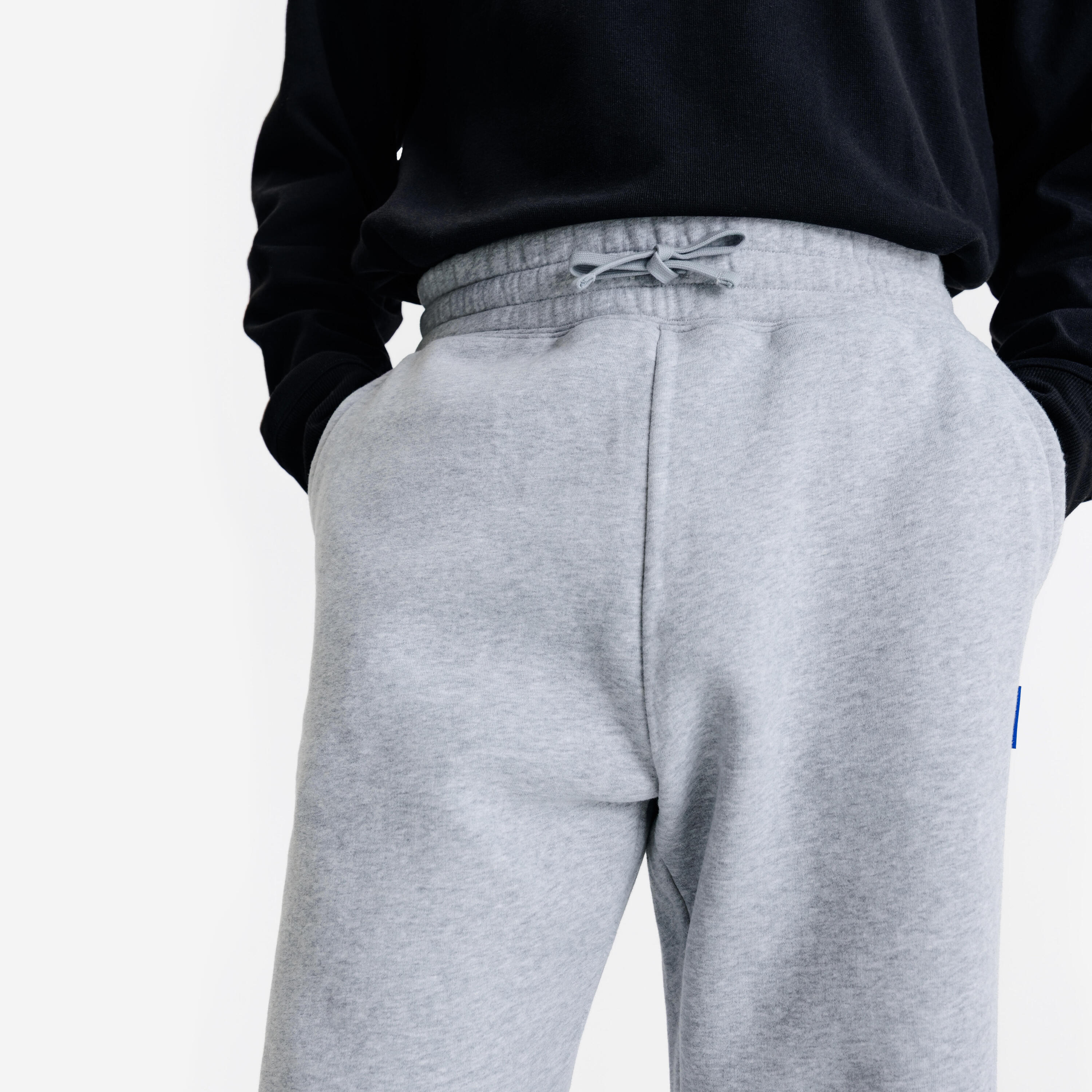 Pantalon jogging droit, homme, Elementals, gris chiné 3/6