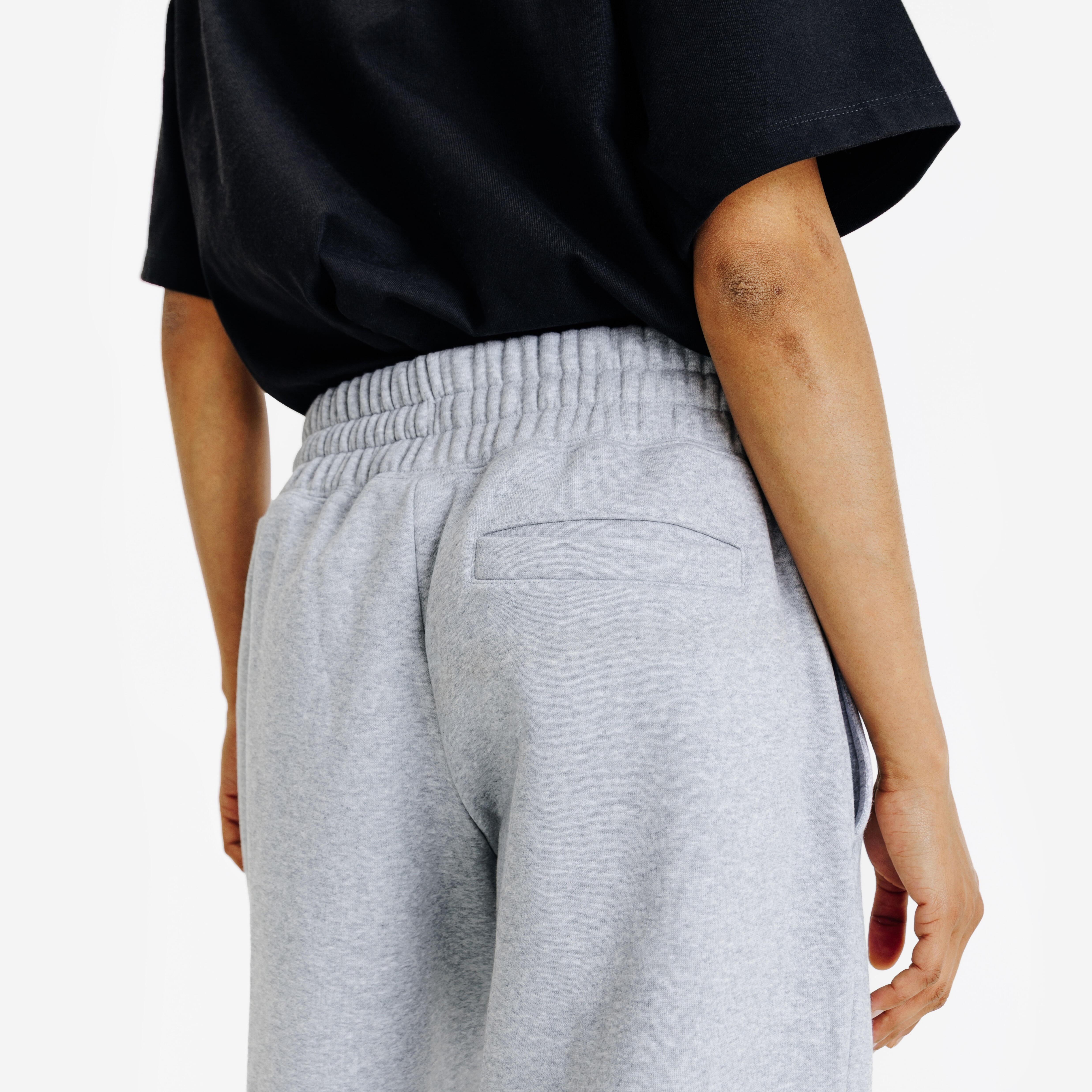 Women's Straight-Leg Jogging Bottoms Elementals Grey Marl
