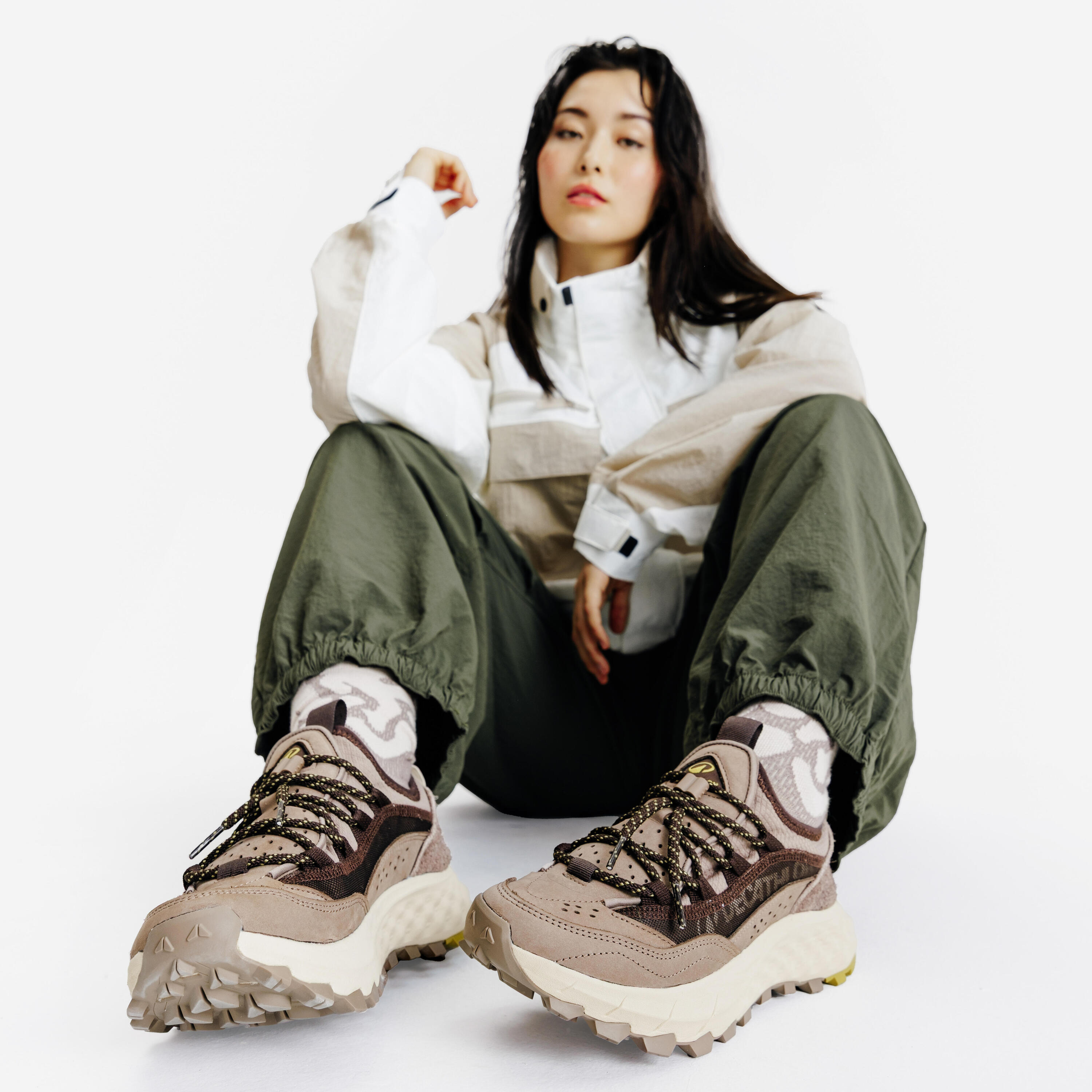 Sneakers aus Leder MTC X, Lifetech, Braun 10/11