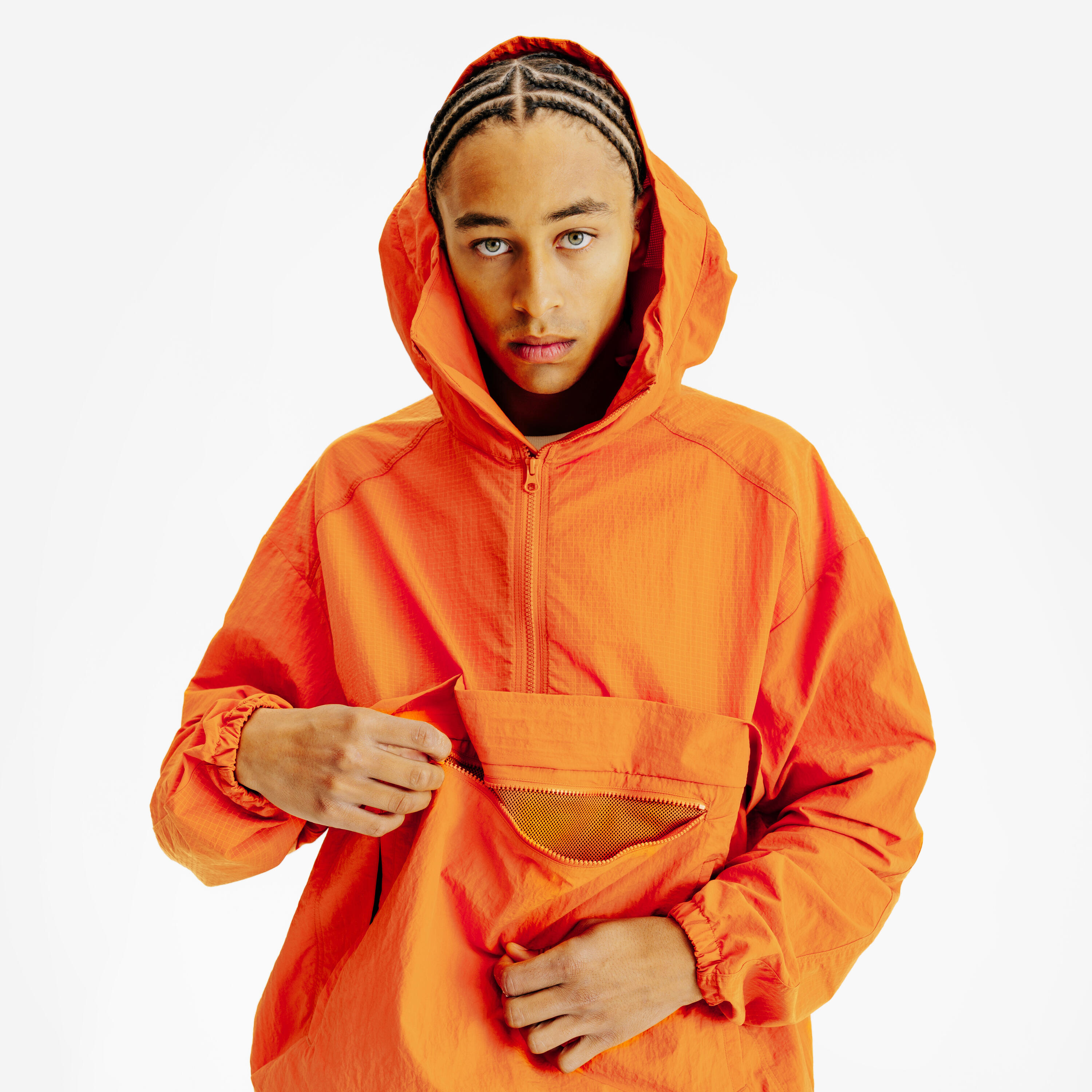 Veste coupe-vent homme, Lifetech, orange 5/7