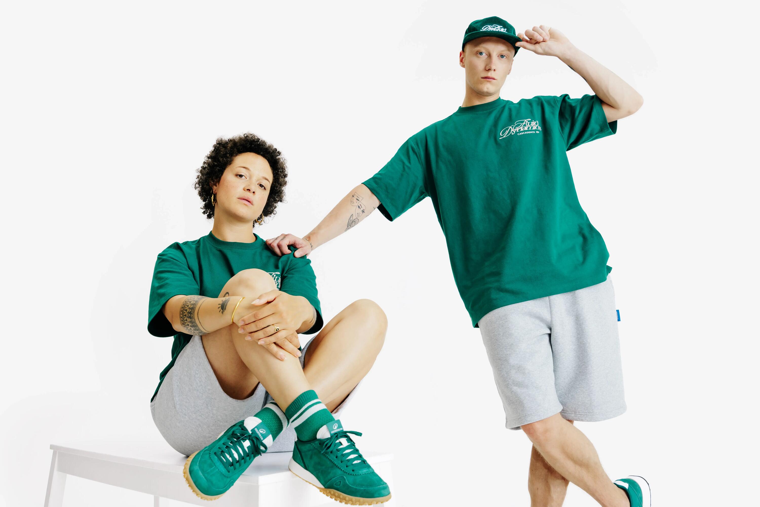 Coleção de produtos de roupa desportiva