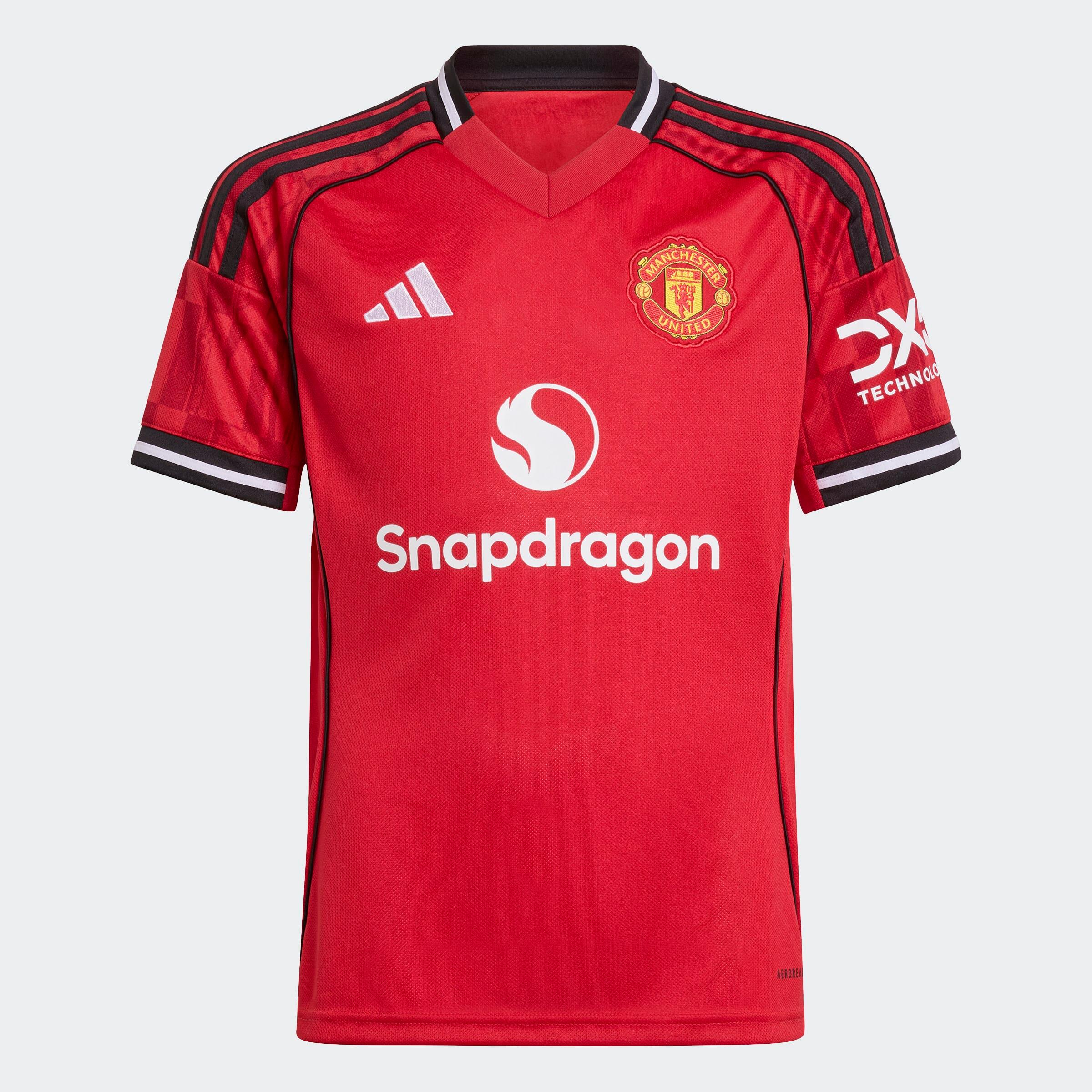 ADIDAS Kids' Manchester United Home Shirt 25/26
