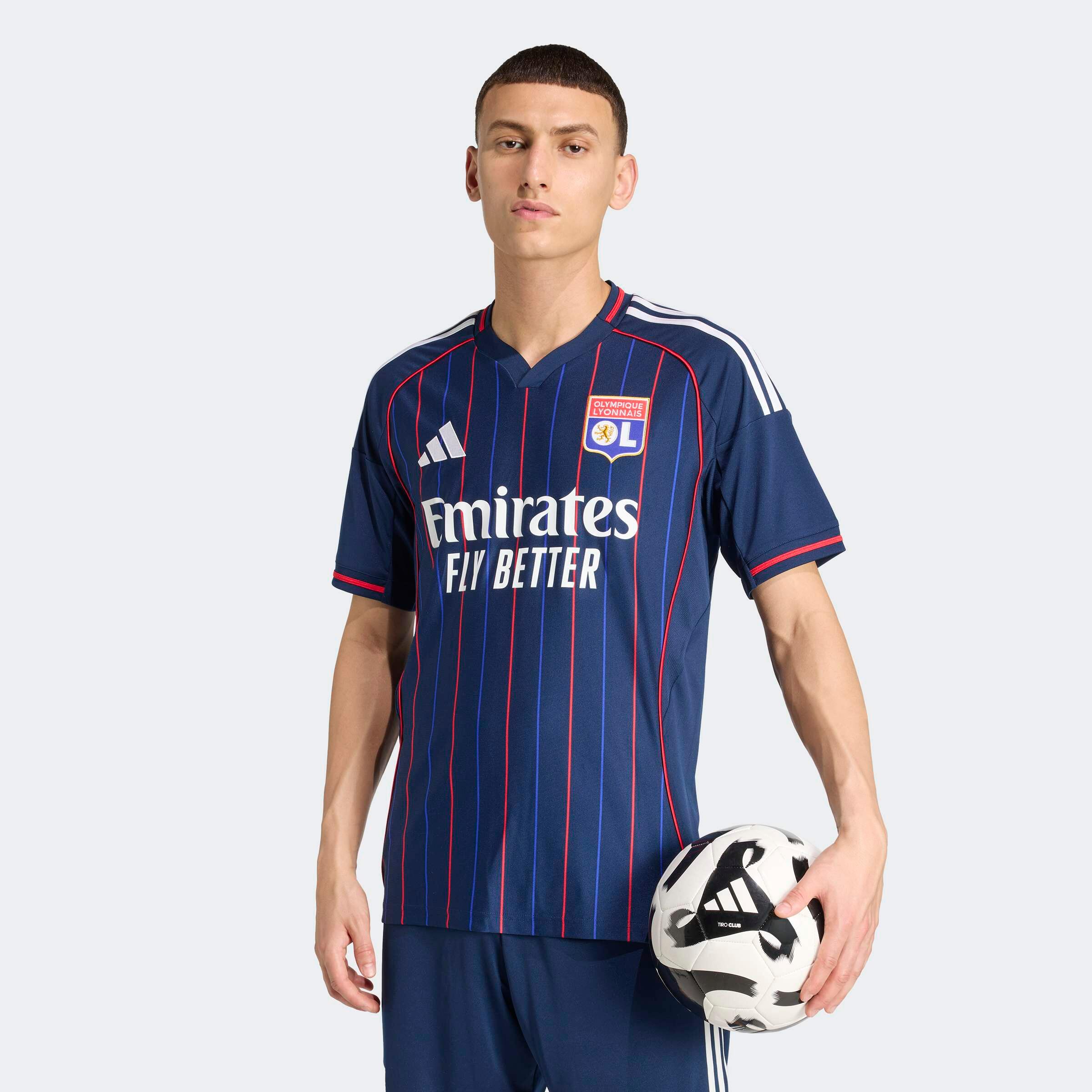 ADIDAS Olympique Lyonnais 25/26 hosťujúci futbalový dres S