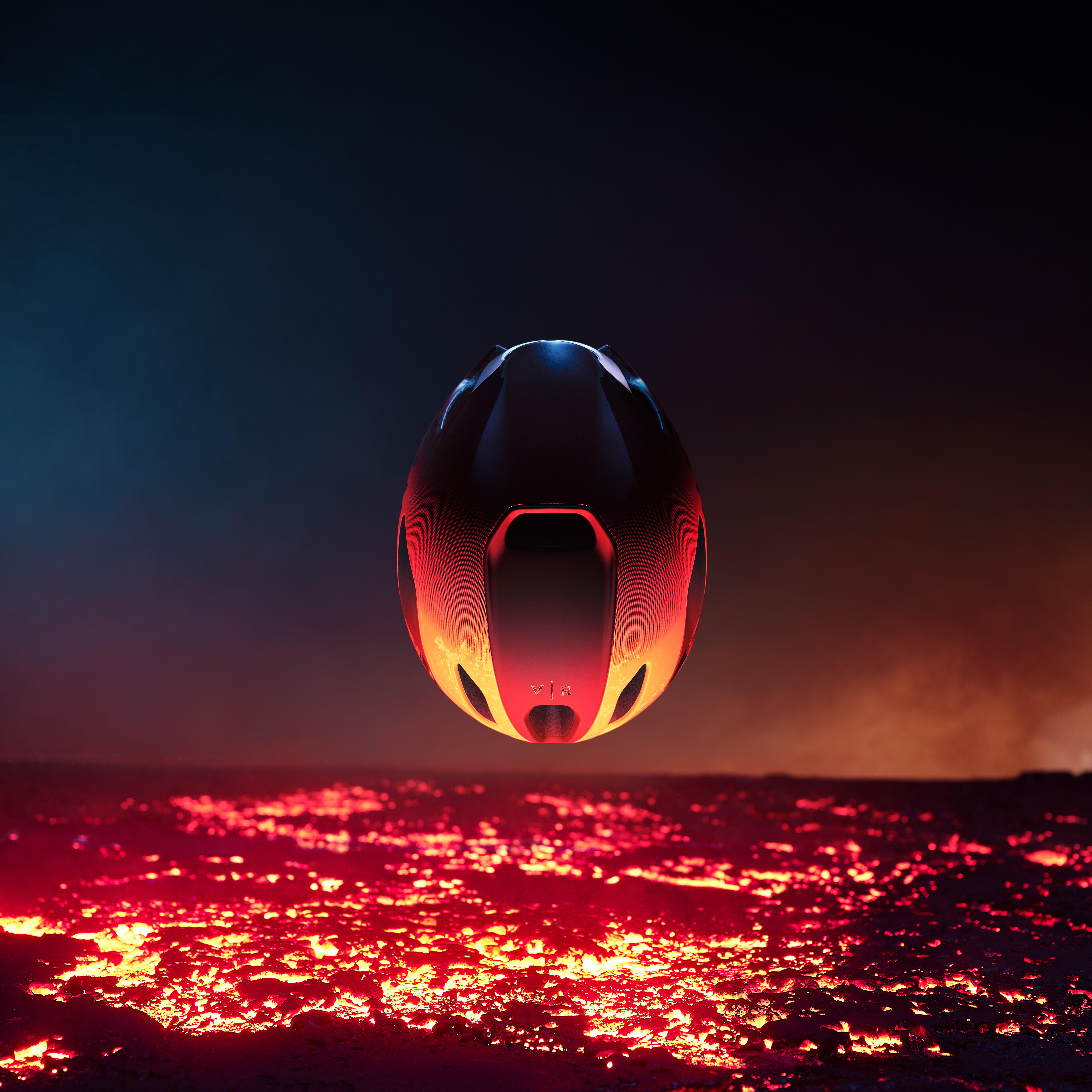 VAN RYSEL Cyklistická prilba RCR-F Mips aerodynamická Inferno L