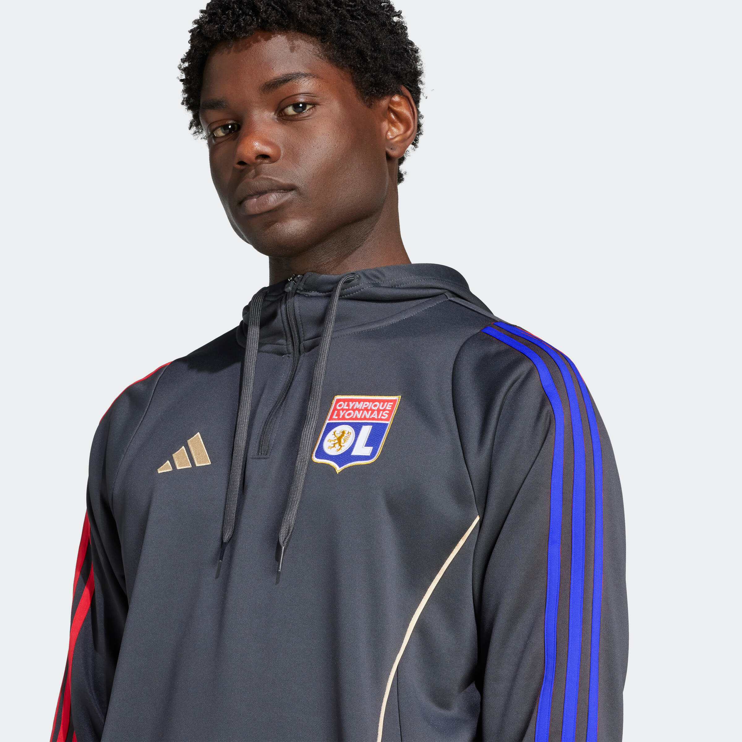 Felpa allenamento adulto OLYMPIQUE LYONNAIS 5/6