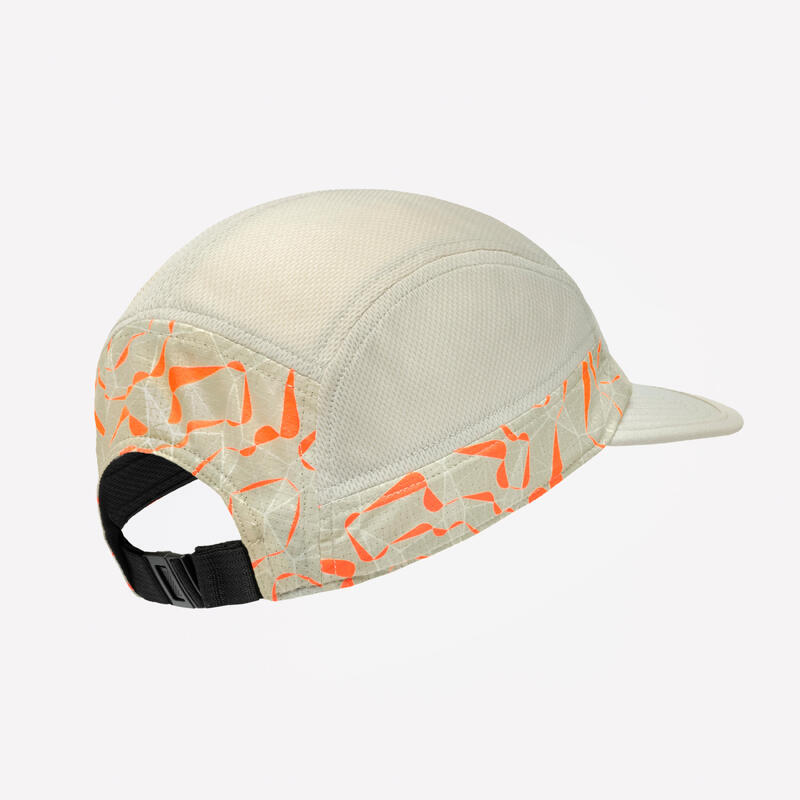 Casquette running Homme Femme - KIPRUN 5 panneaux Replika OBVIOUS Beige