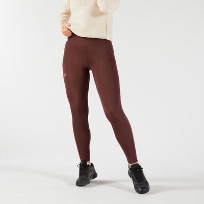 Tennislegging dames hip ball bruin