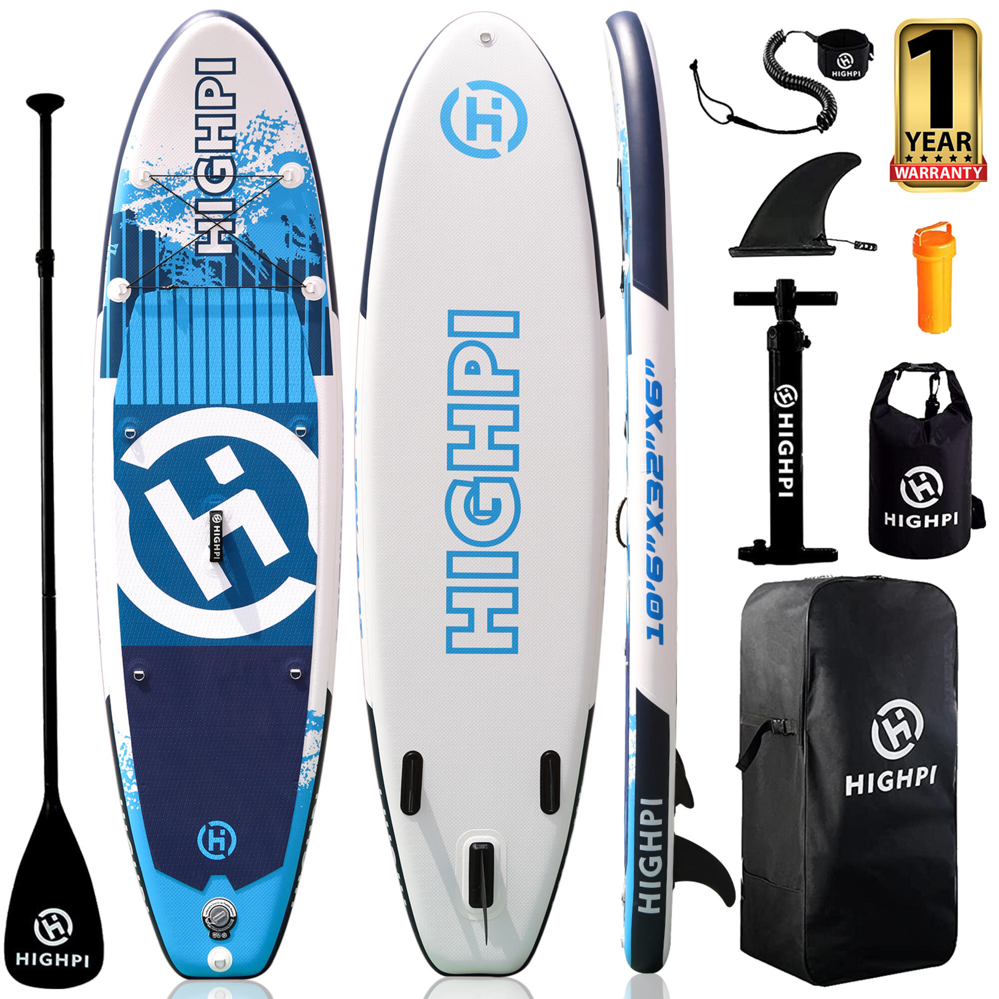KOHALA Tabla paddle surf hinchable HIGHPI 10,6. Tabla, hinchador, remo y accesorios