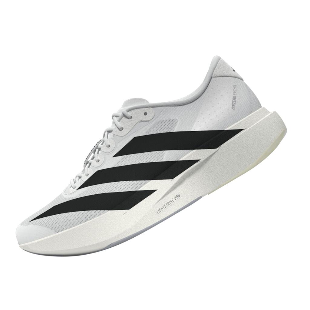 Moški tekaški copati , Adizero evo beli in črni