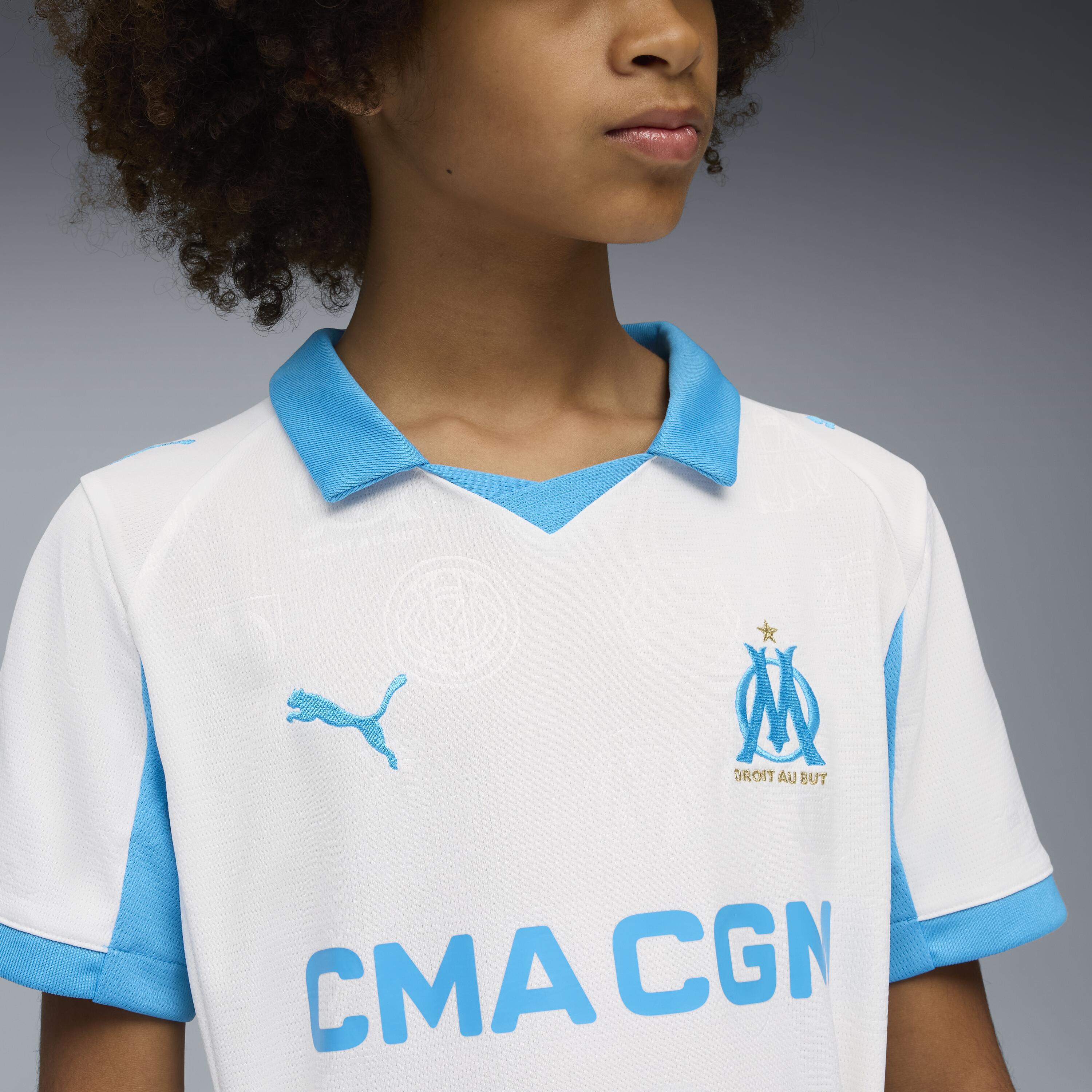 Maglia bambino ufficiale Olympique di Marsiglia Home 25/26  3/6