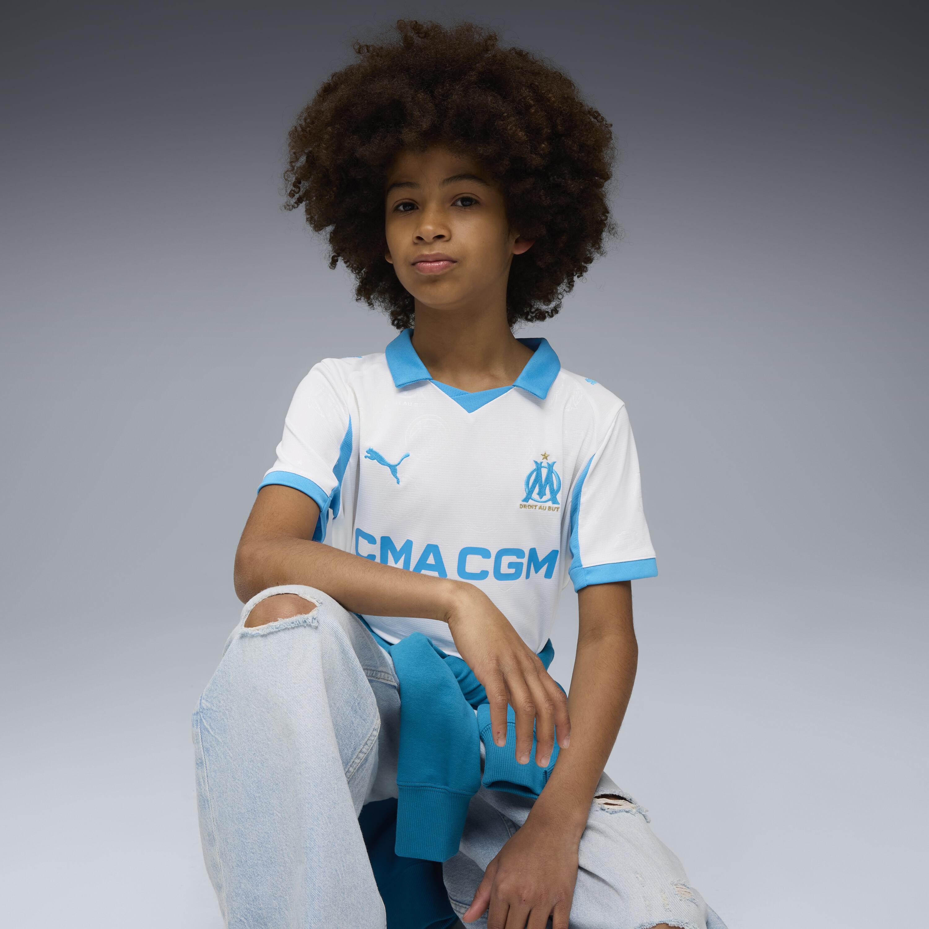 Maglia bambino ufficiale Olympique di Marsiglia Home 25/26  4/6