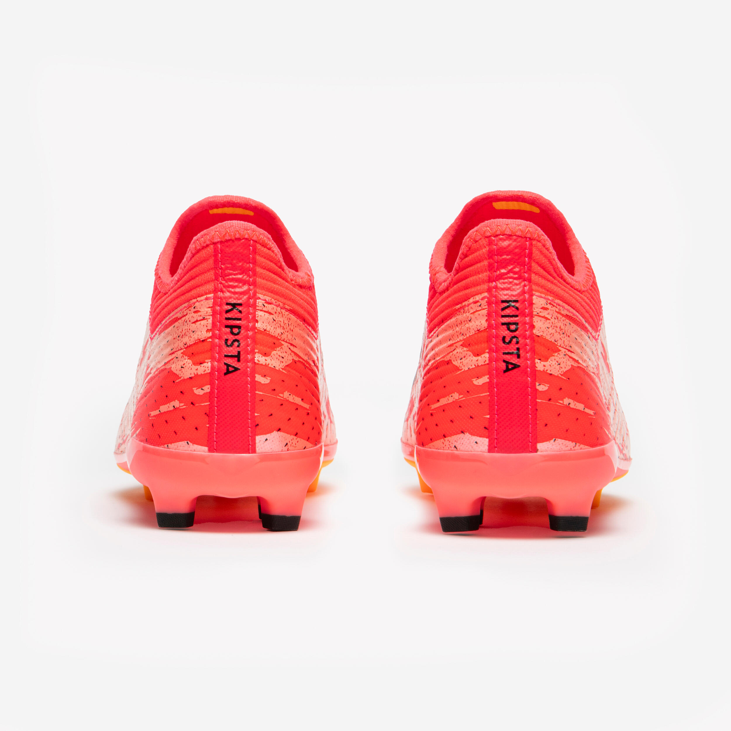 Botas de fútbol niño con cordones CLR FG Rojo Storm 6/10