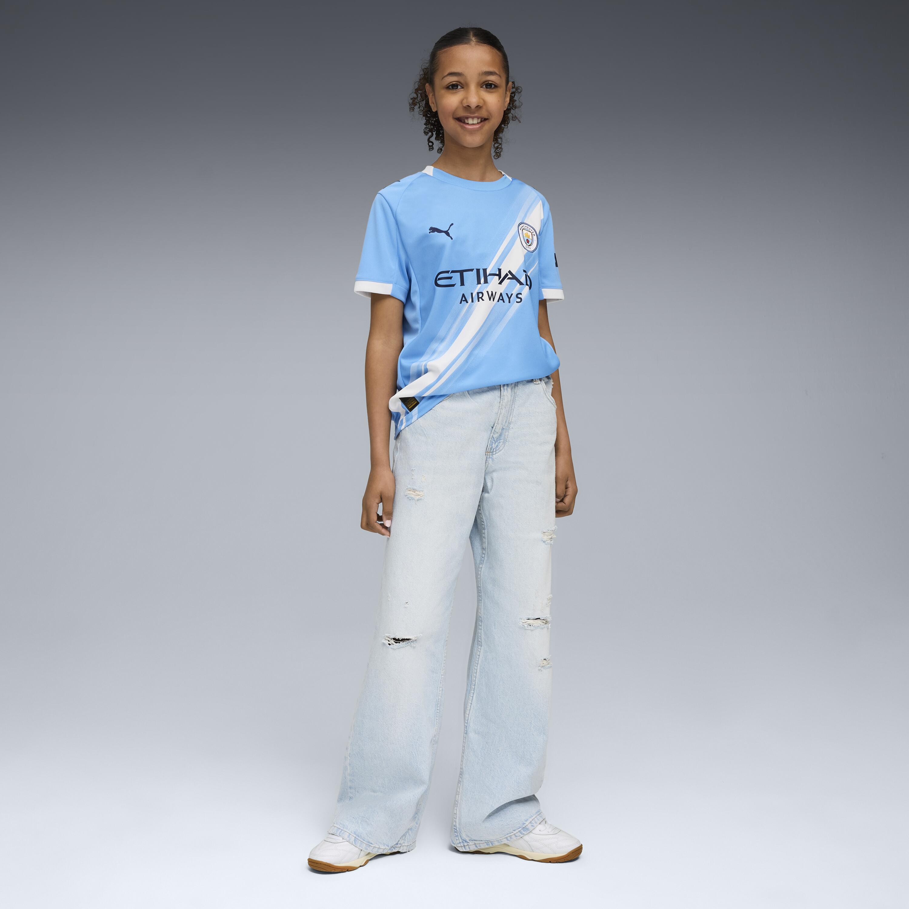 Kids' Manchester City Home Shirt 25/26 5/6
