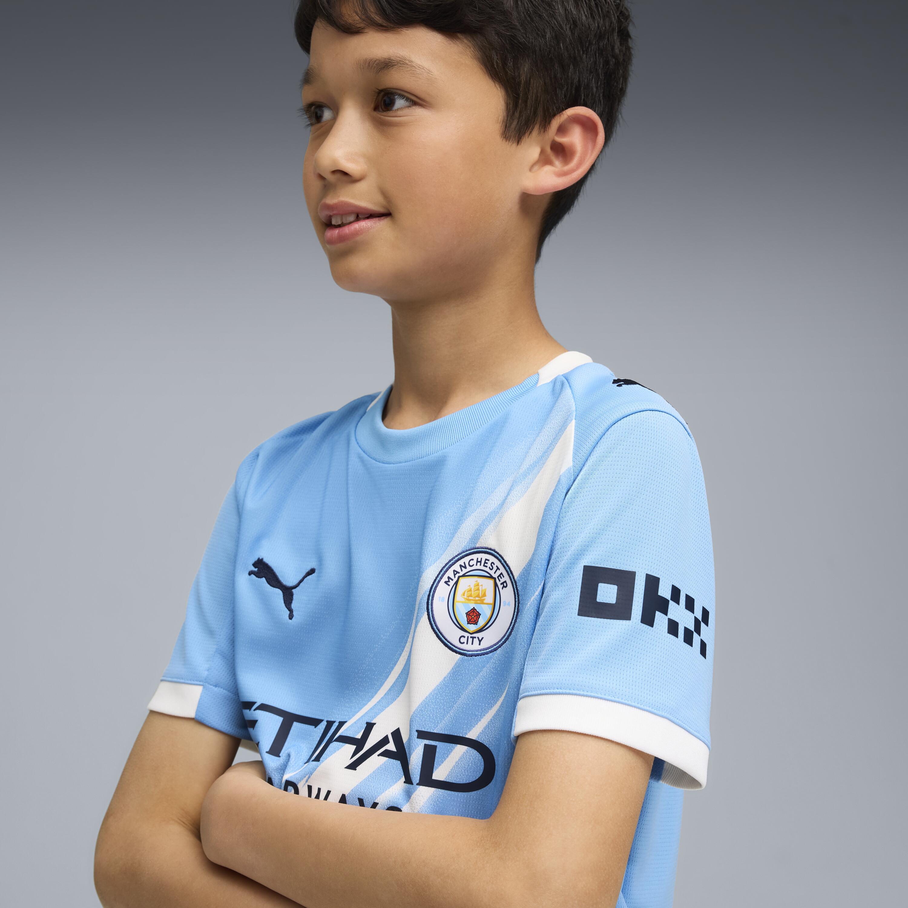 Kids' Manchester City Home Shirt 25/26 4/6