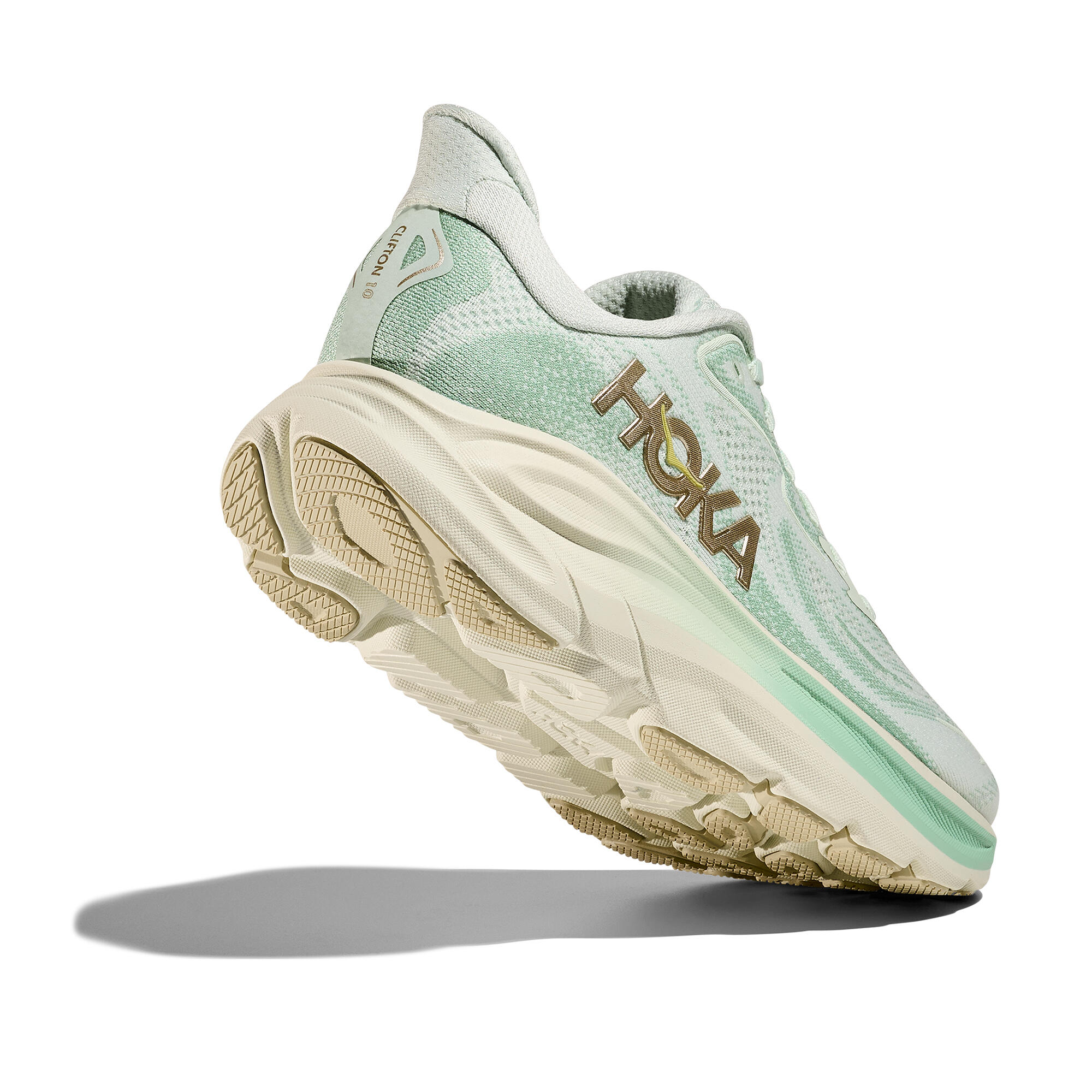 Zapatillas running mujer, Hoka Clifton 10 verde  4/8