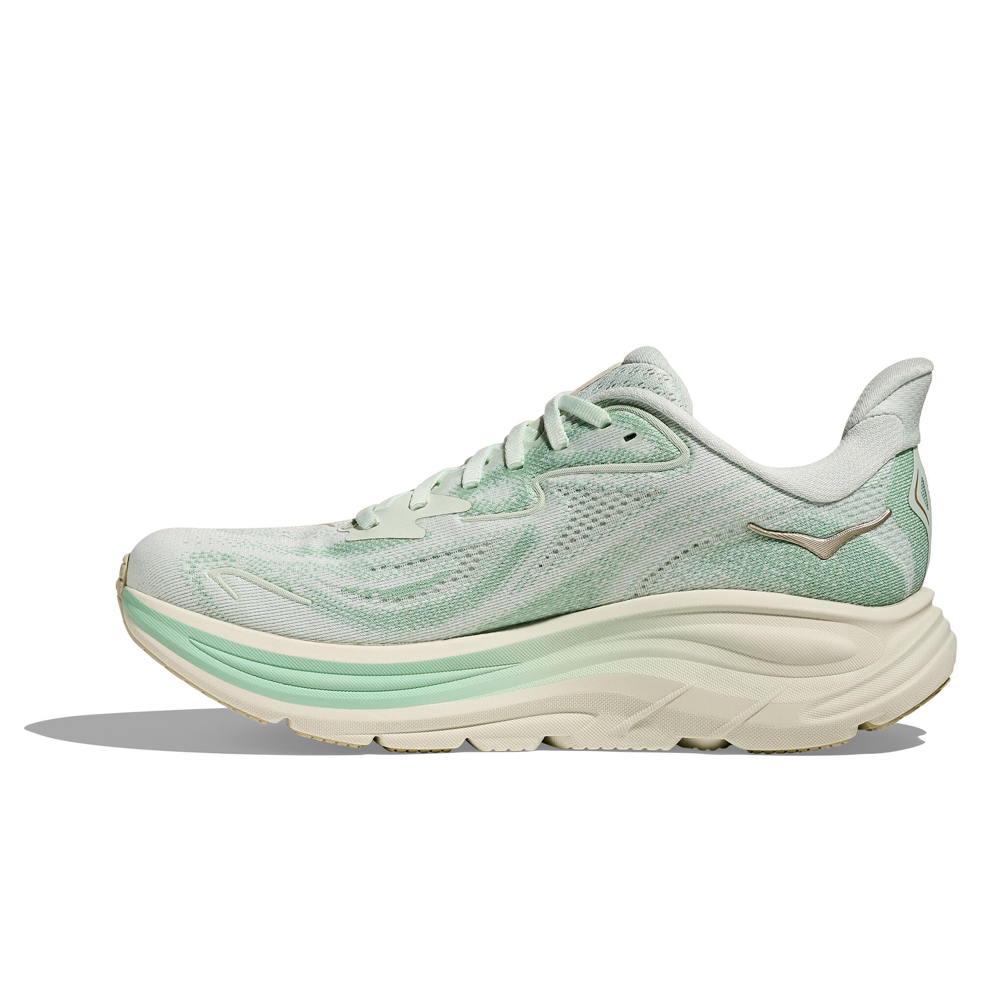 Zapatillas running mujer, Hoka Clifton 10 verde  8/8