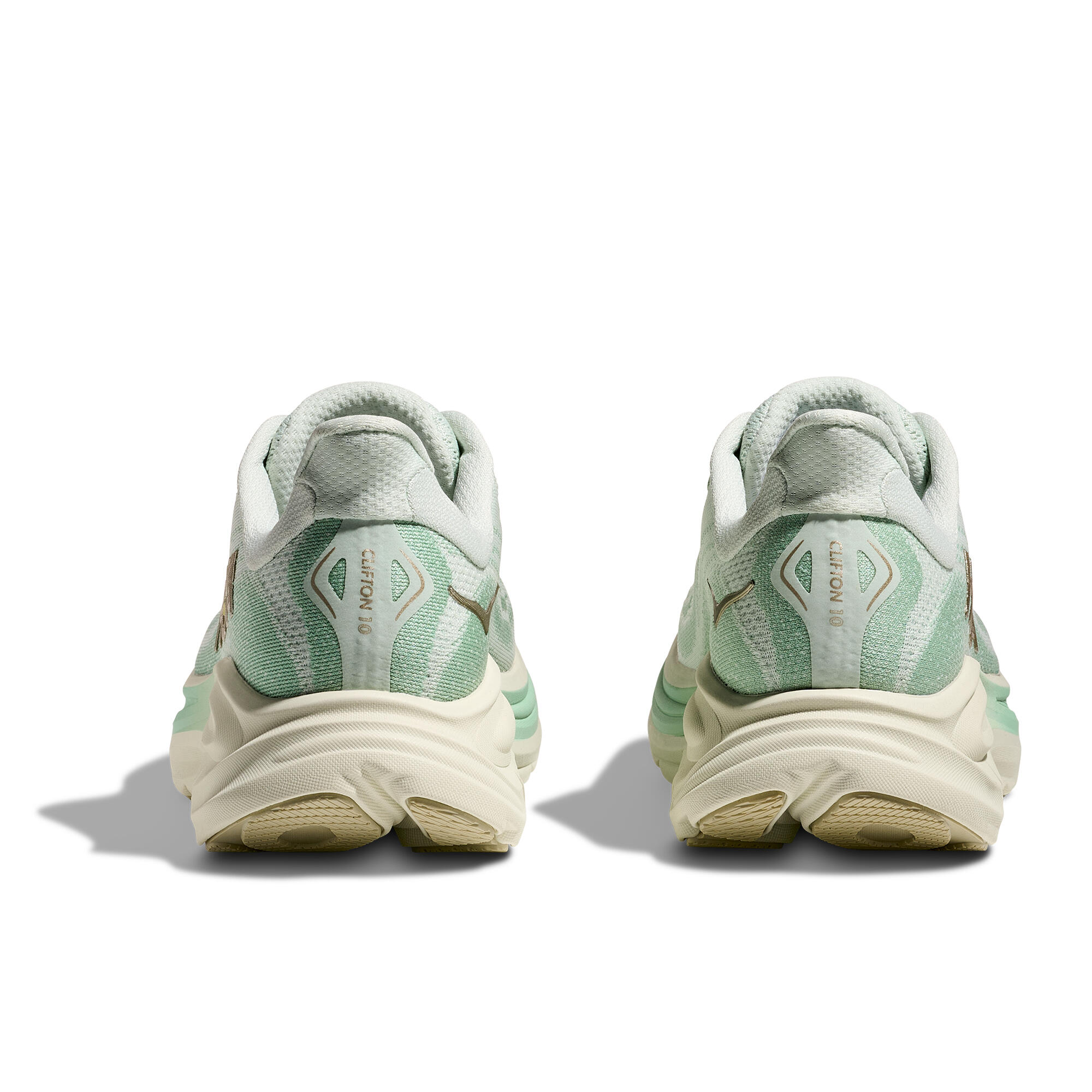 Zapatillas running mujer, Hoka Clifton 10 verde  5/8