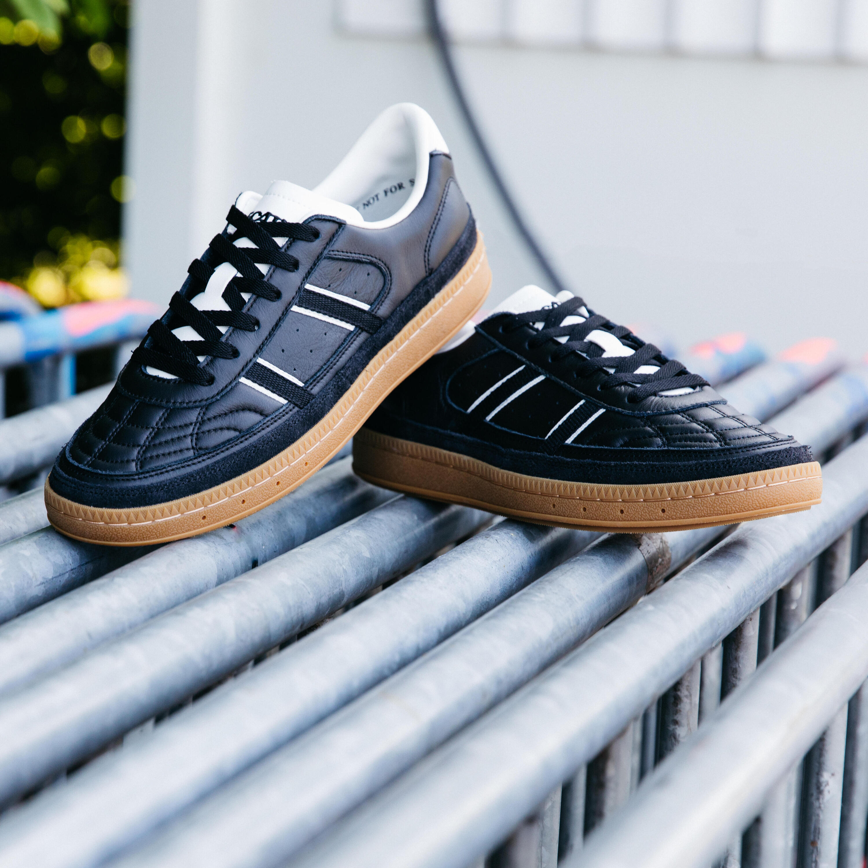 Tenis deportivos de piel negros Player 80 15/25