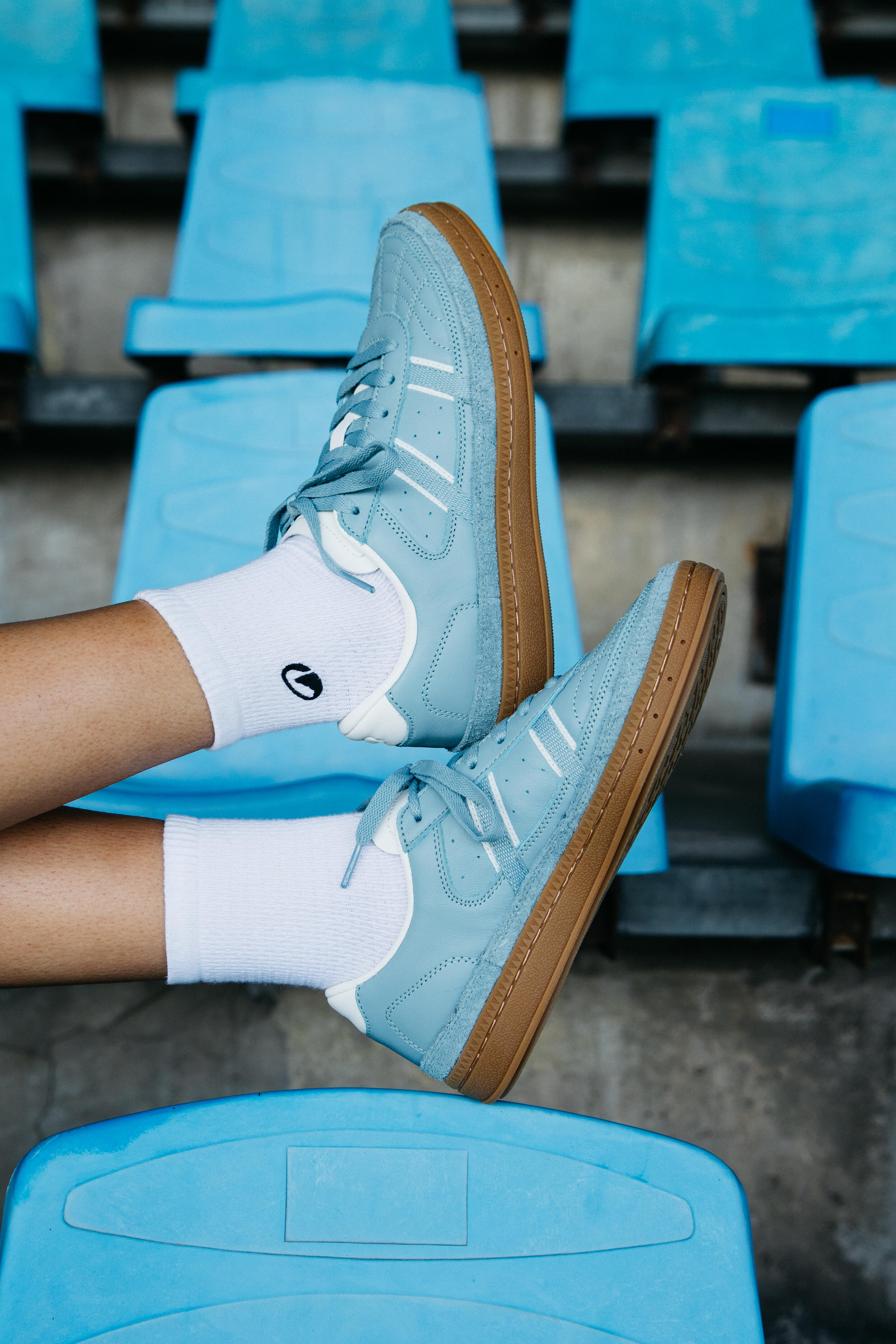 Tenis deportivos azules para mujer Player 80 19/22