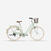 Vélo de ville cadre bas 520 vert amande
