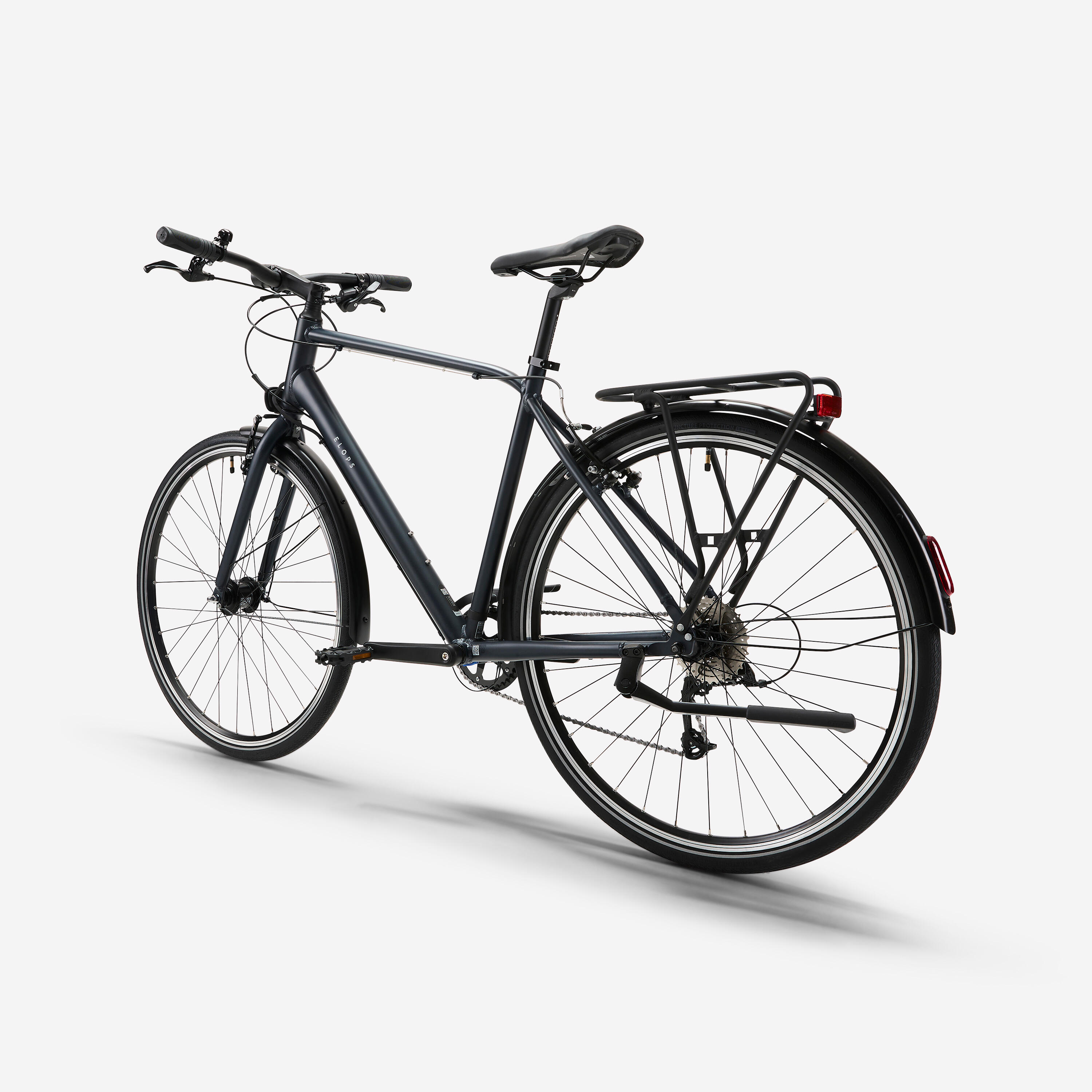 Vélo de ville longue distance à cadre haut 500 - ELOPS