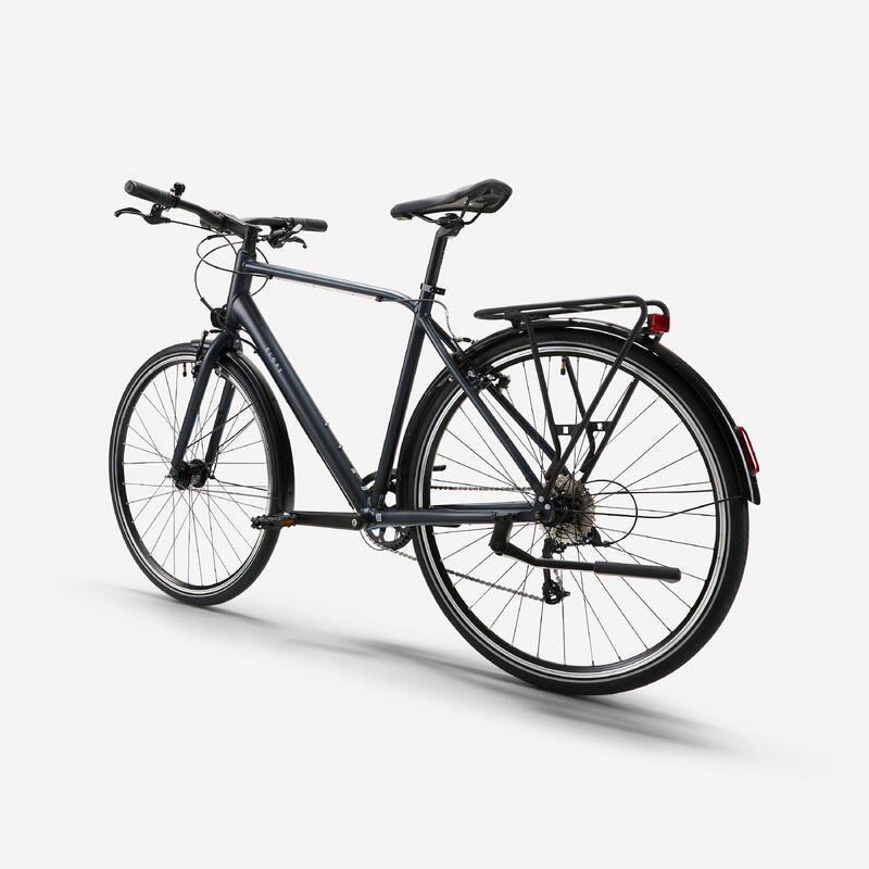Bicicletă de oraș Elops LD 500 cadru înalt gri
