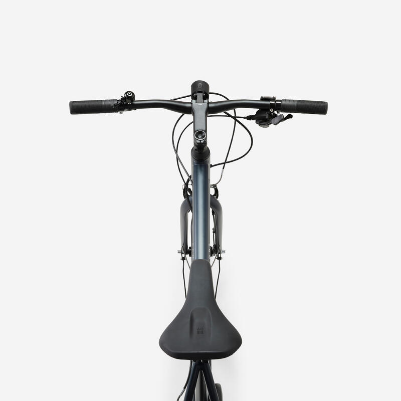 Bicicletă de oraș Elops LD 500 cadru înalt gri