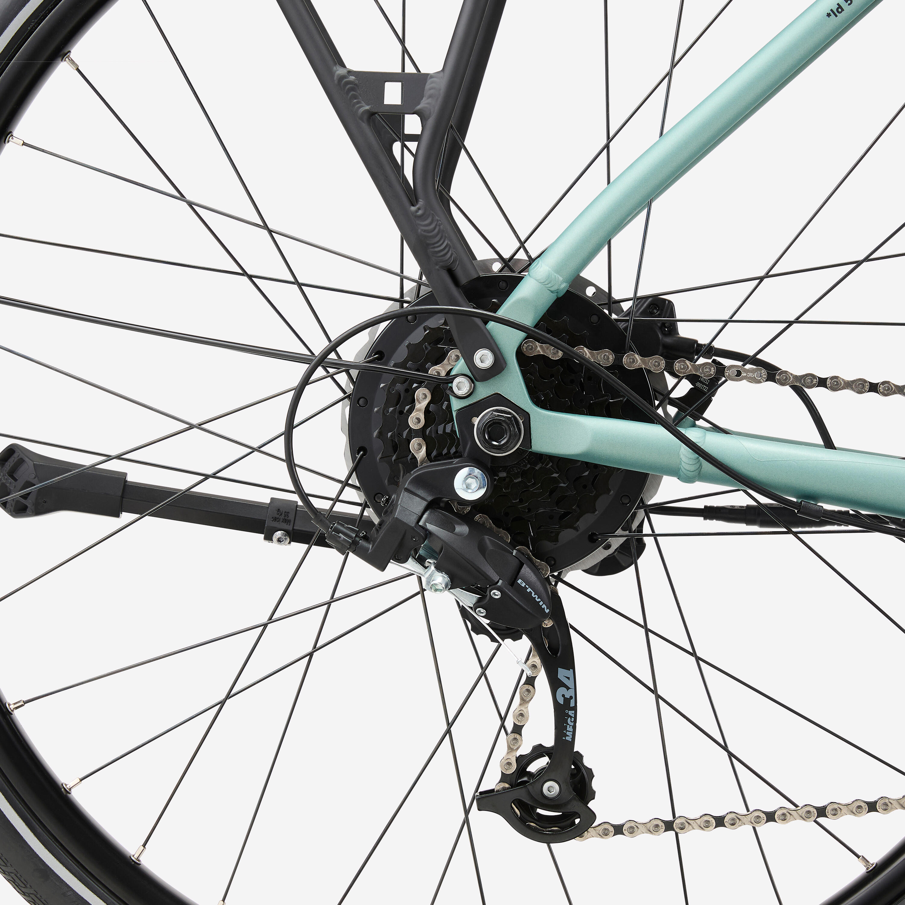 Long Distance 500 Electric Assist City Bike Step-Through Frame 5/11