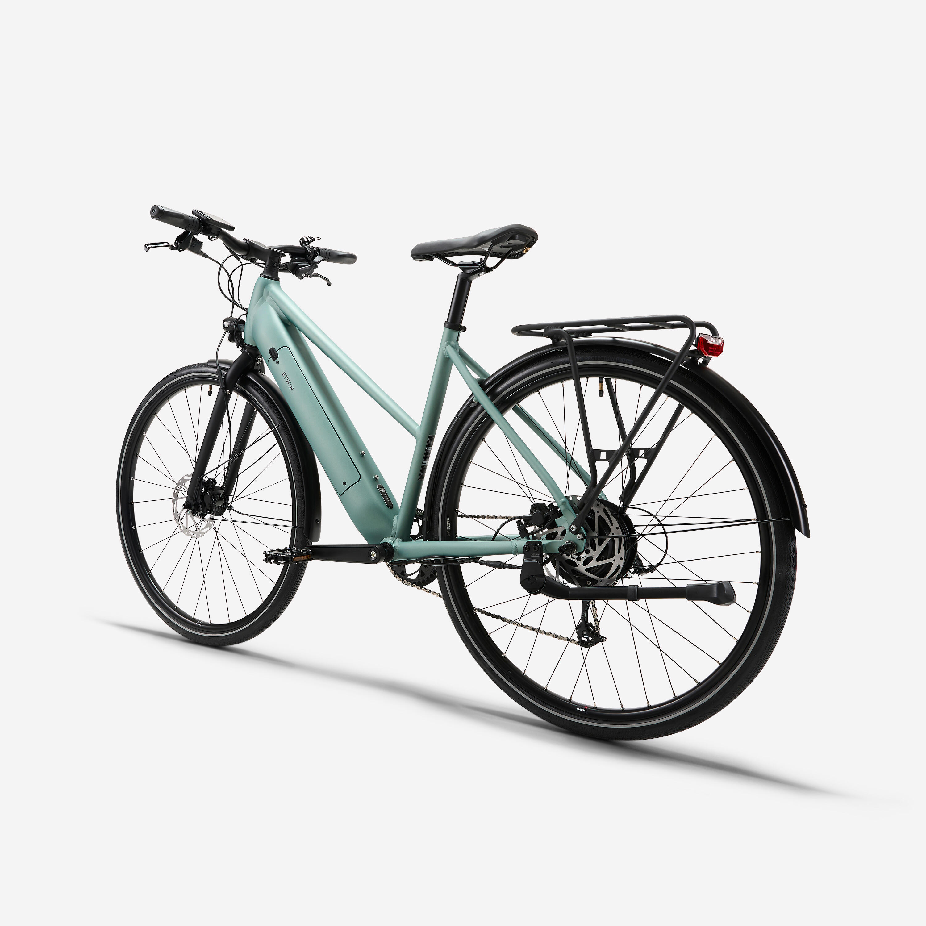 Long Distance 500 Electric Assist City Bike Step-Through Frame 3/11