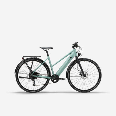 Bici città elettrica a pedalata assistita LD 500 E telaio basso verde