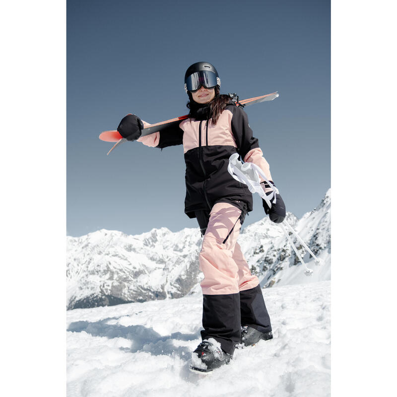 Kadın Kayak/Snowboard Pantolonu - Pembe - 500 AM