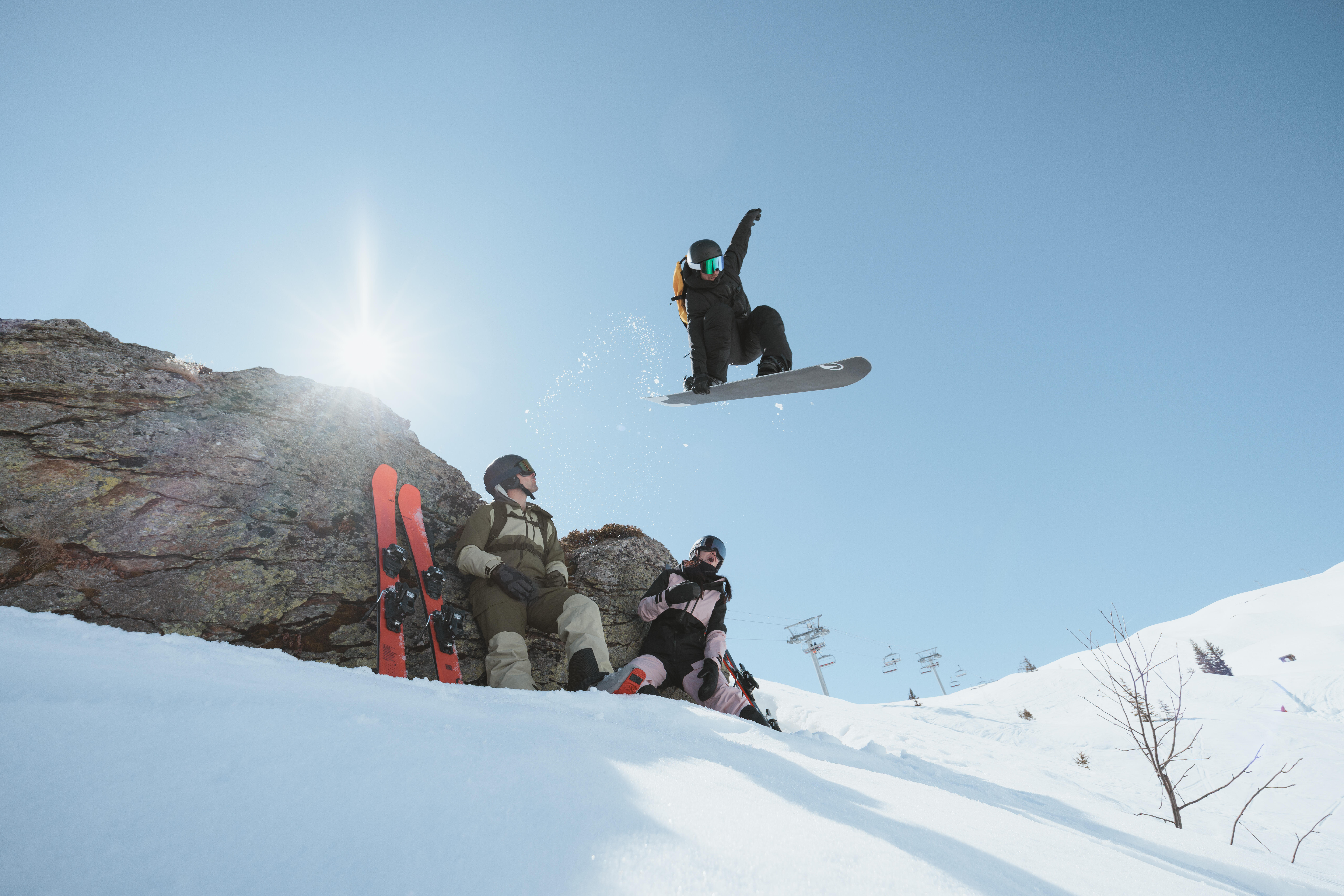 Women's Waterproof Breathable Ski and Snowboard Pants, 500 AM - WEDZE