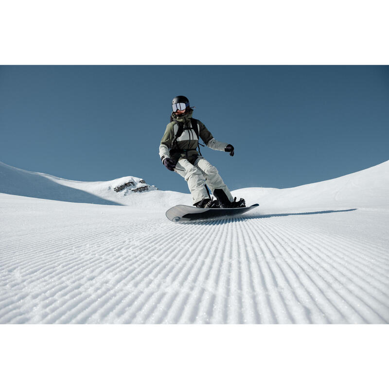 Dámská prodyšná a hřejivá lyžařská a snowboardová bunda 500 AM