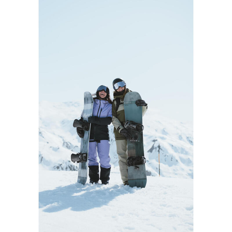 Pantalon de schi și snowboard 500 AM impermeabil și respirant Mov damă 