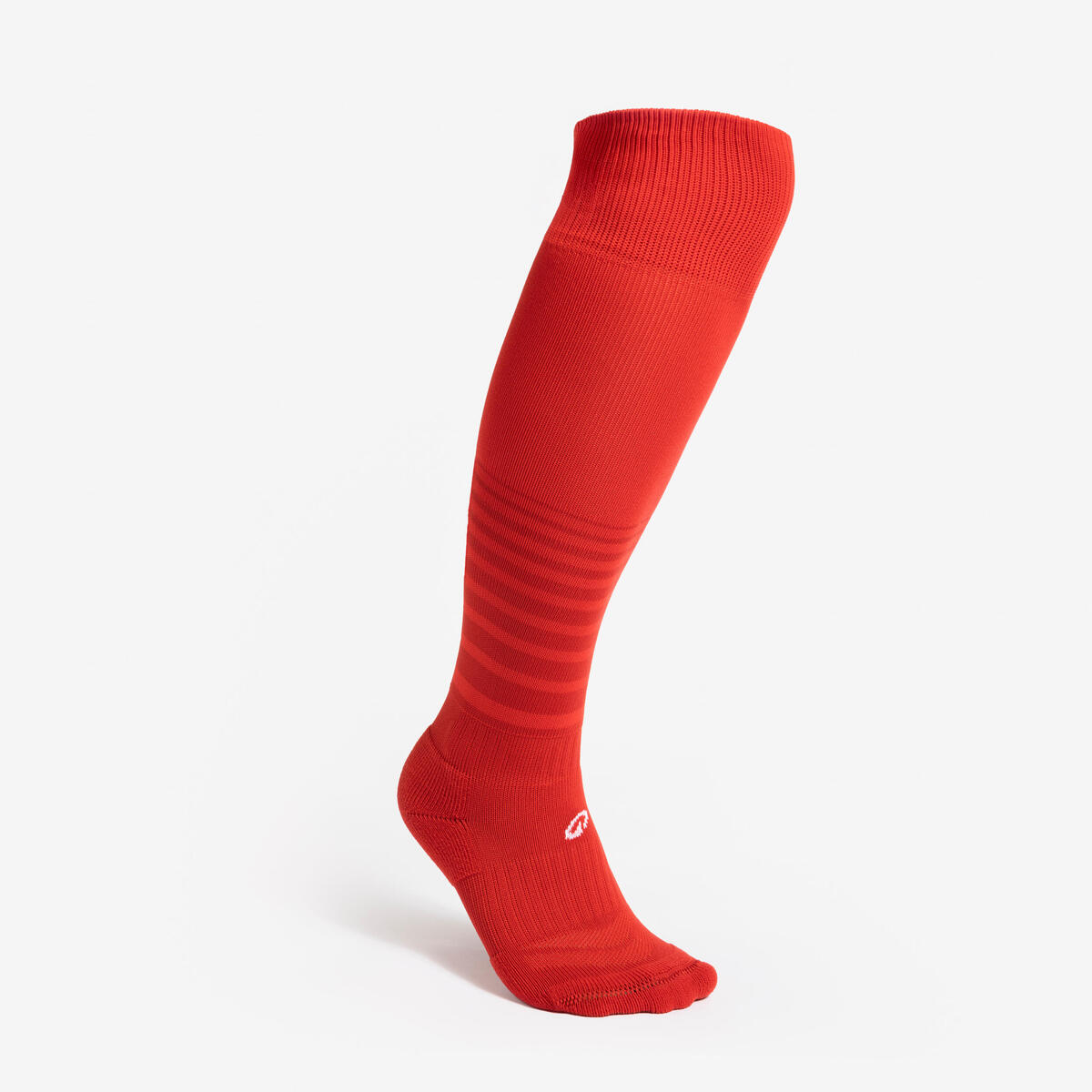 Chaussettes de football rayée enfant viralto club jr  rouge