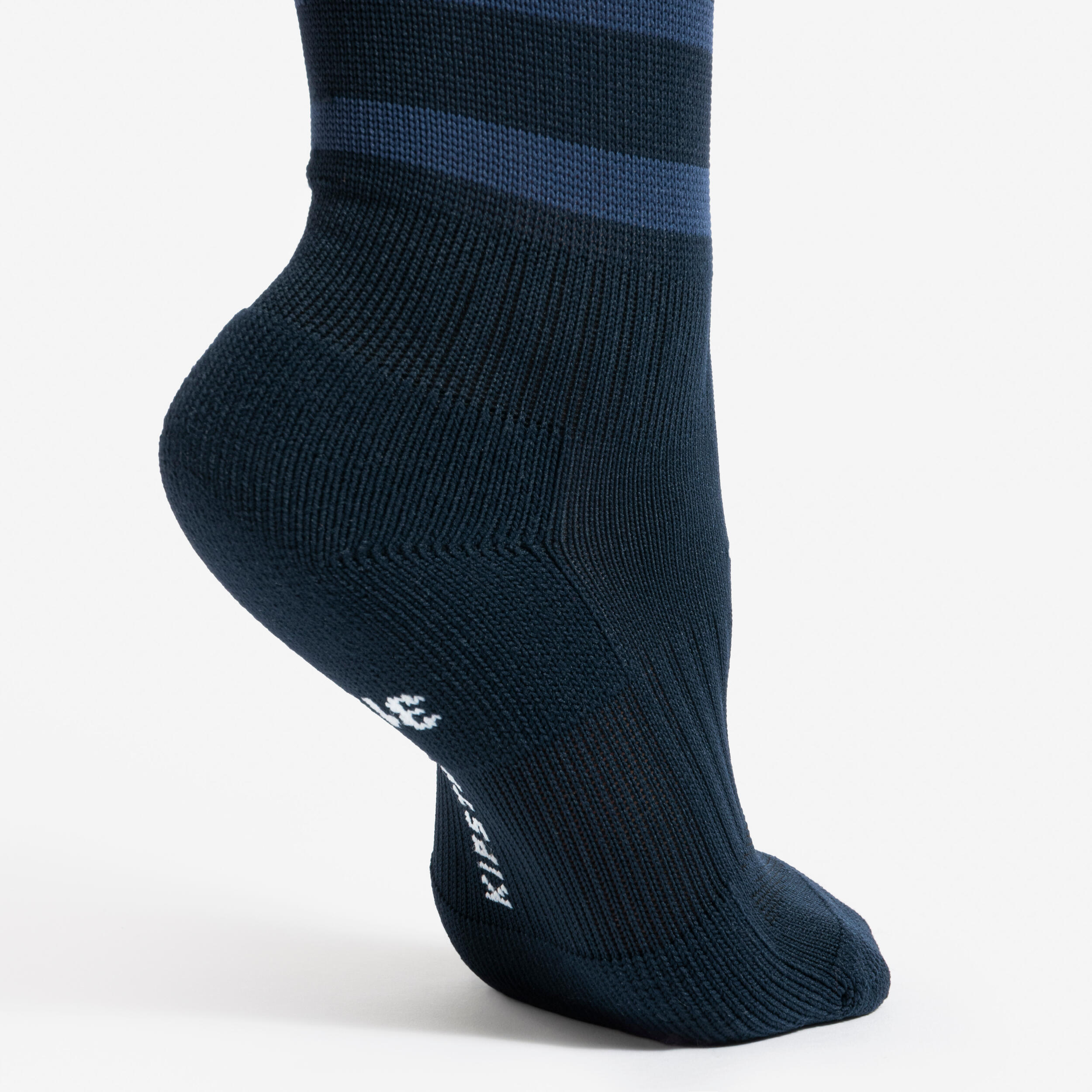 Voetbalsokken / voetbalkousen kind Viralto Club marineblauw 4/4