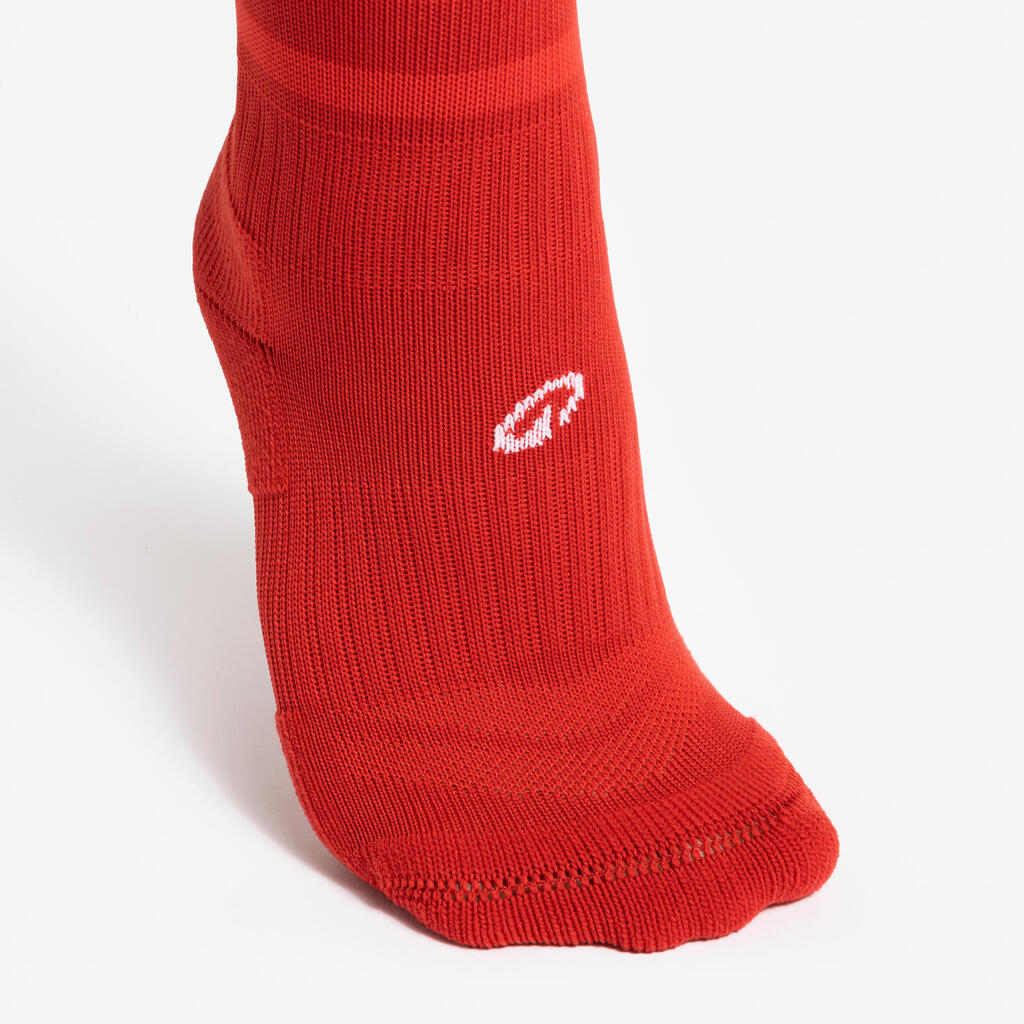 Chaussettes de football rayée enfant viralto club jr noire