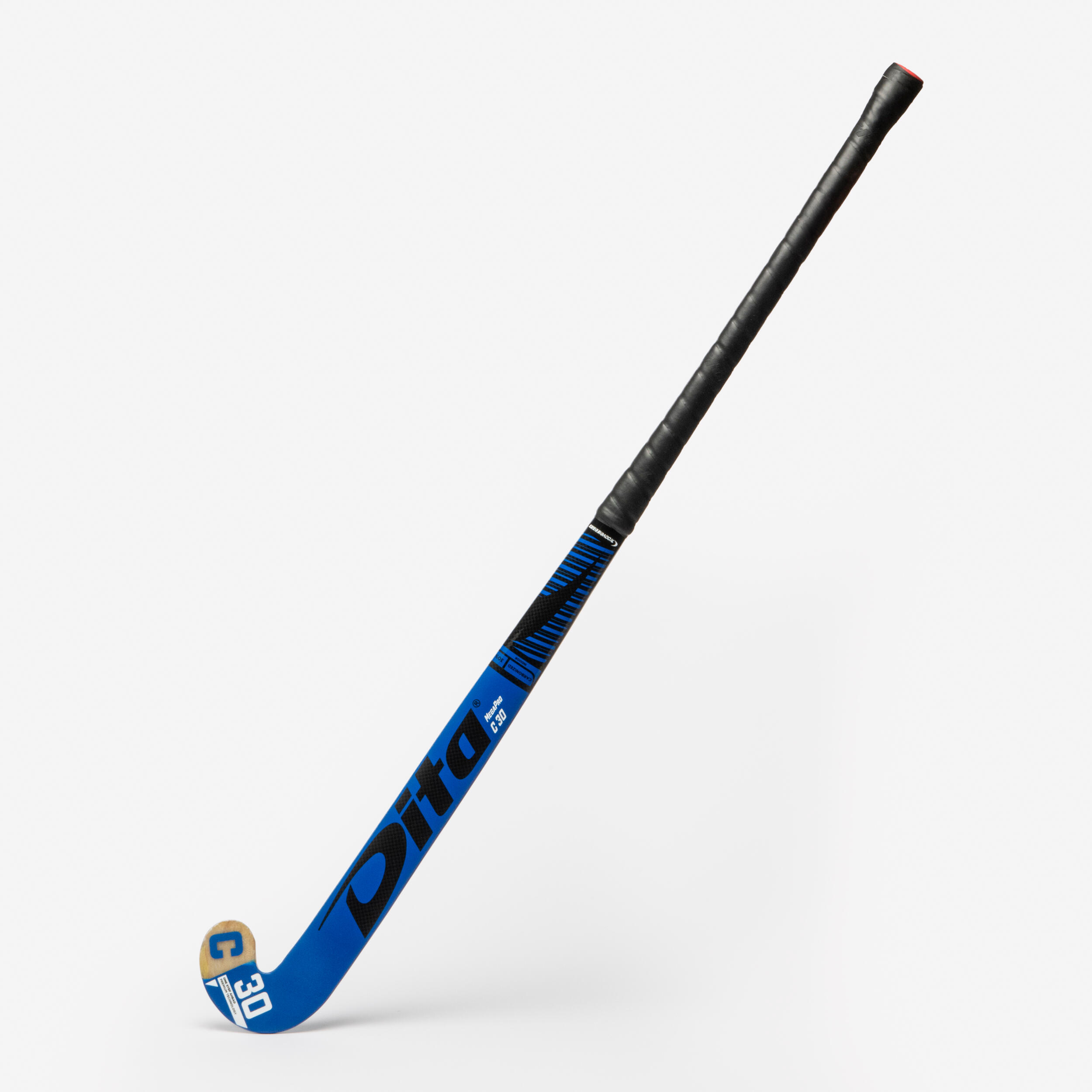 Damen/Herren Feldhockey Schläger Indoor – Megapro Wood C30 LB, blau  5/10