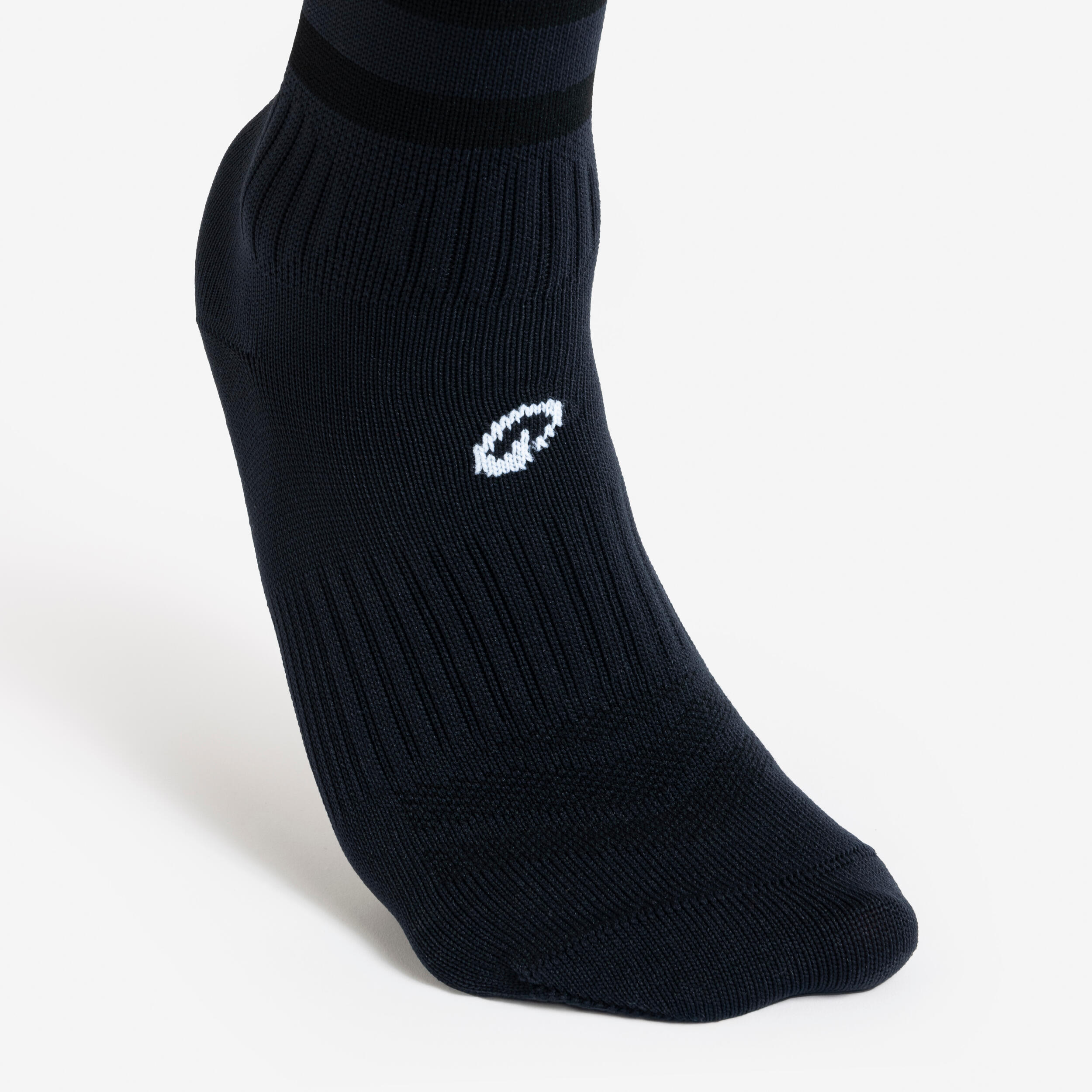 F500 Soccer Socks Black - KIPSTA